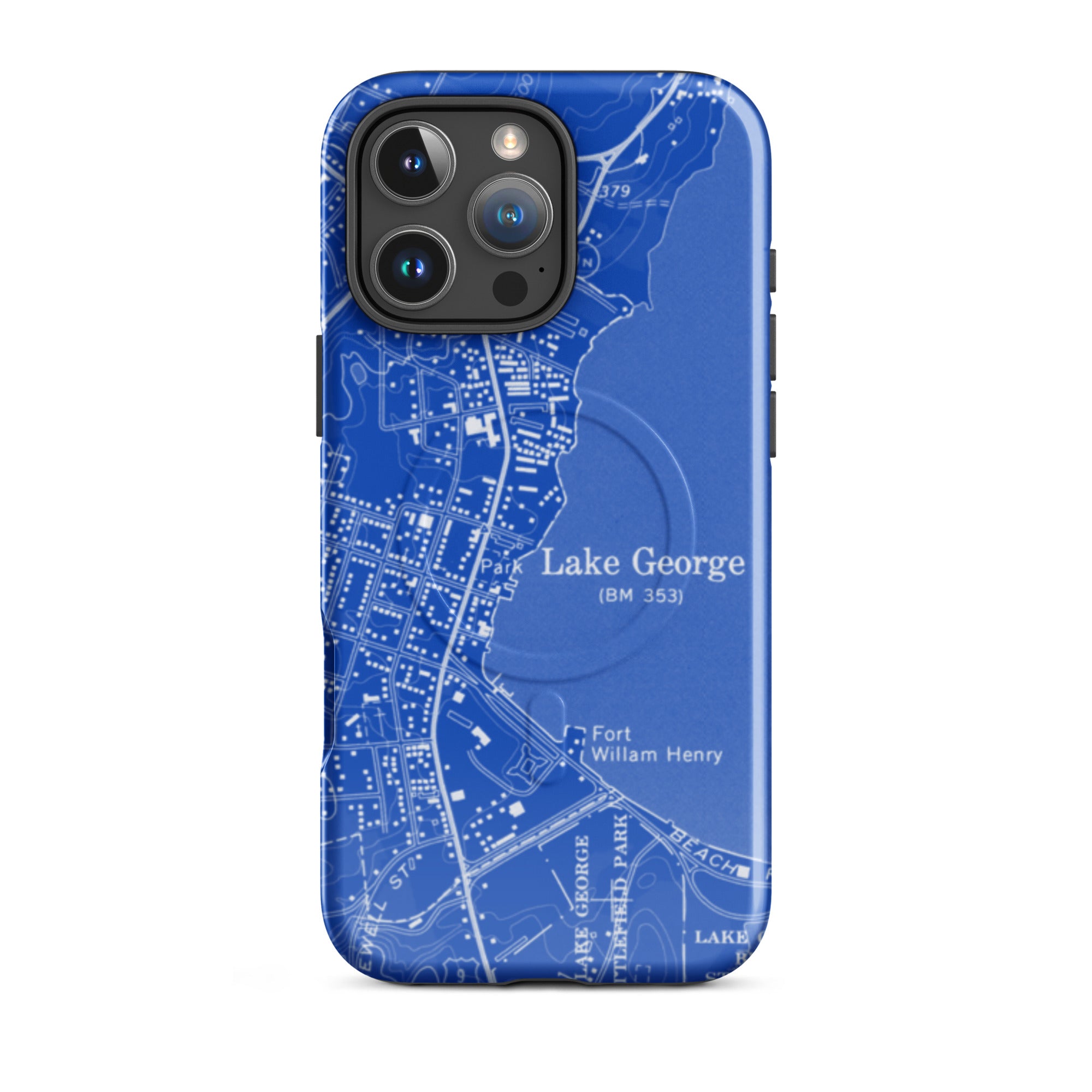 Lake George MagSafe® Tough Case for iPhone® in Blue
