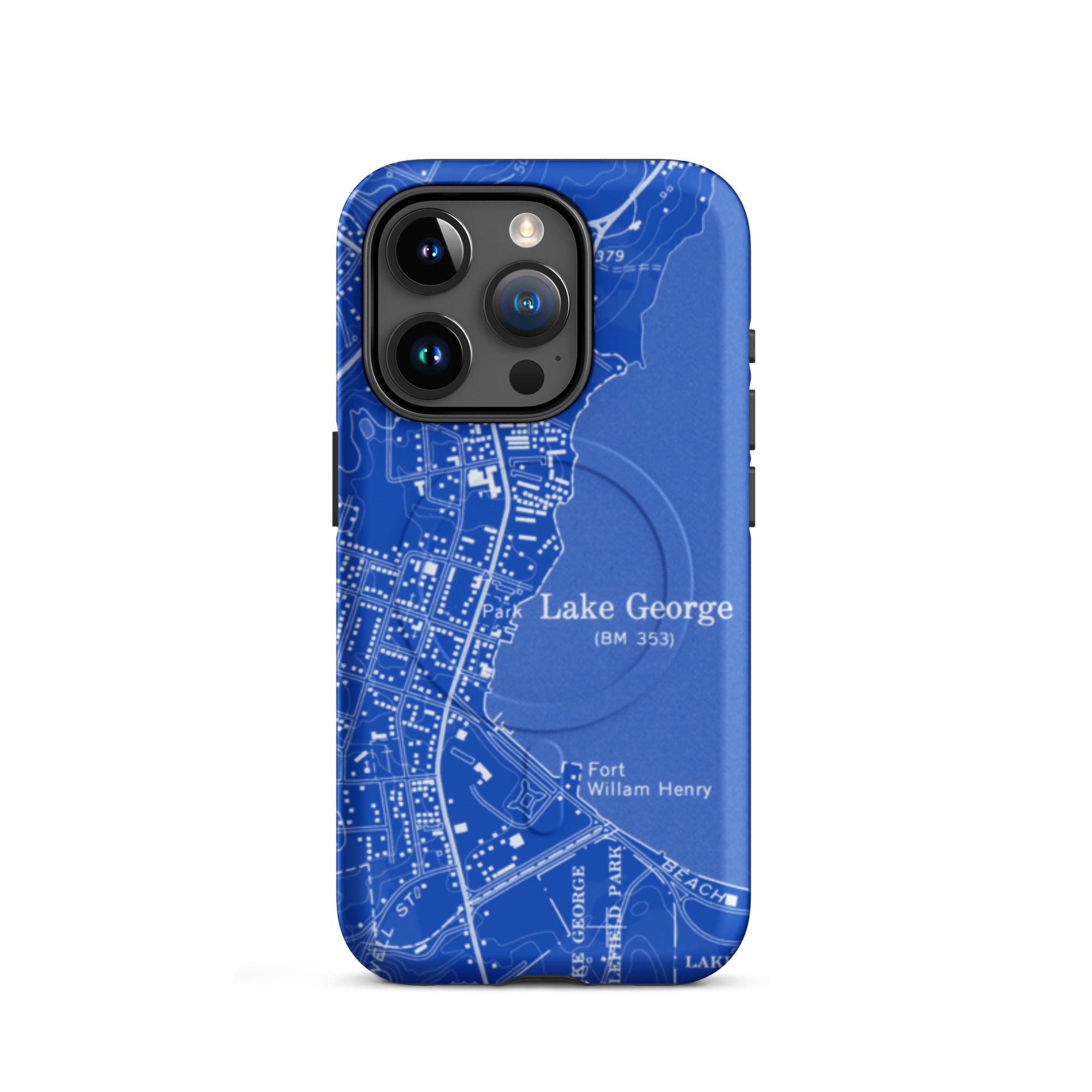 Lake George MagSafe® Tough Case for iPhone® in Blue