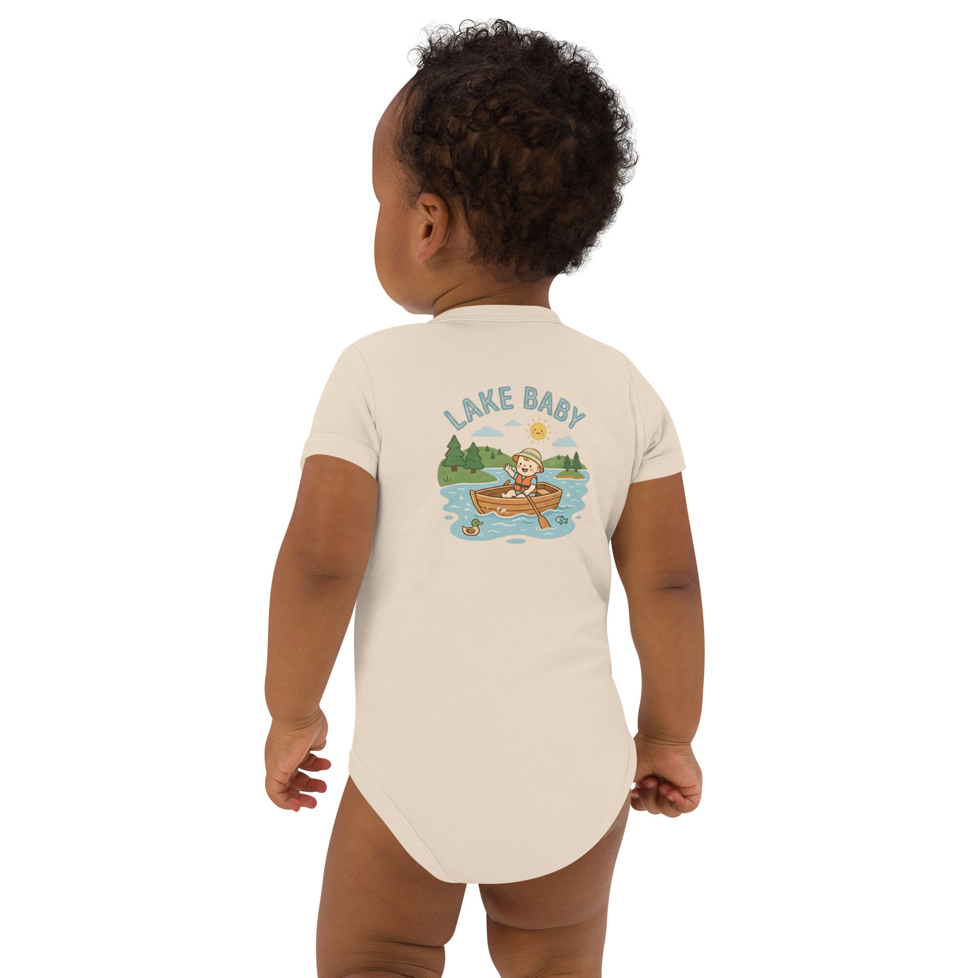 Lake Baby Organic Cotton Baby Bodysuit – Adirondack Baby Gift 