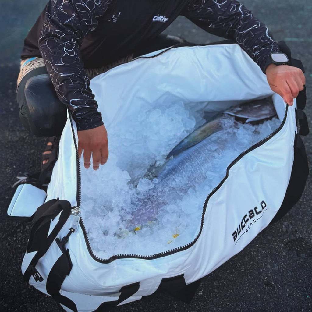 Large Insulated Fish Cooler Bag — 84QT / 48", 48+ Hour Ice Retention
