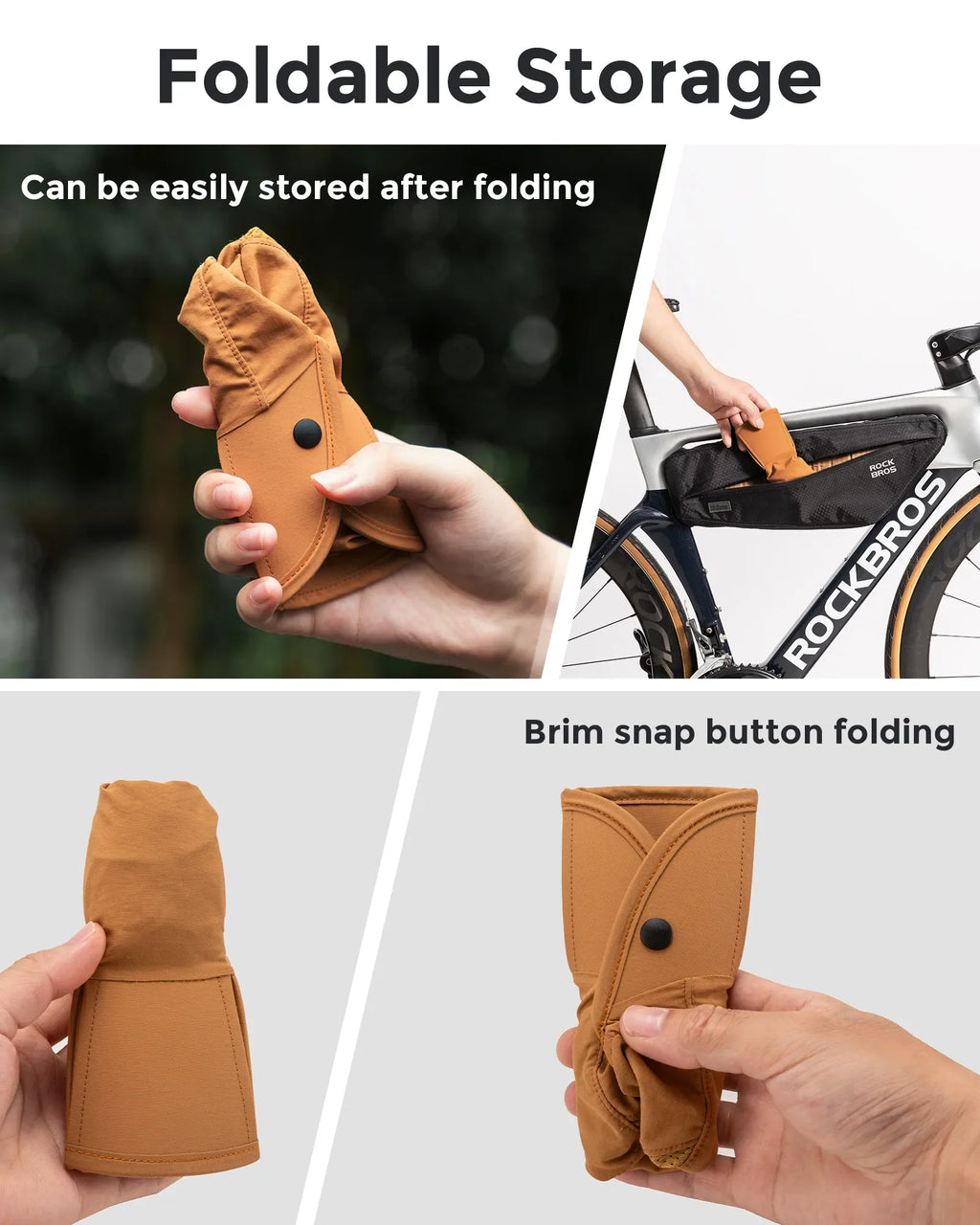 Foldable Hiking Hat with Sun Visor — Packable, Breathable, Adjustable