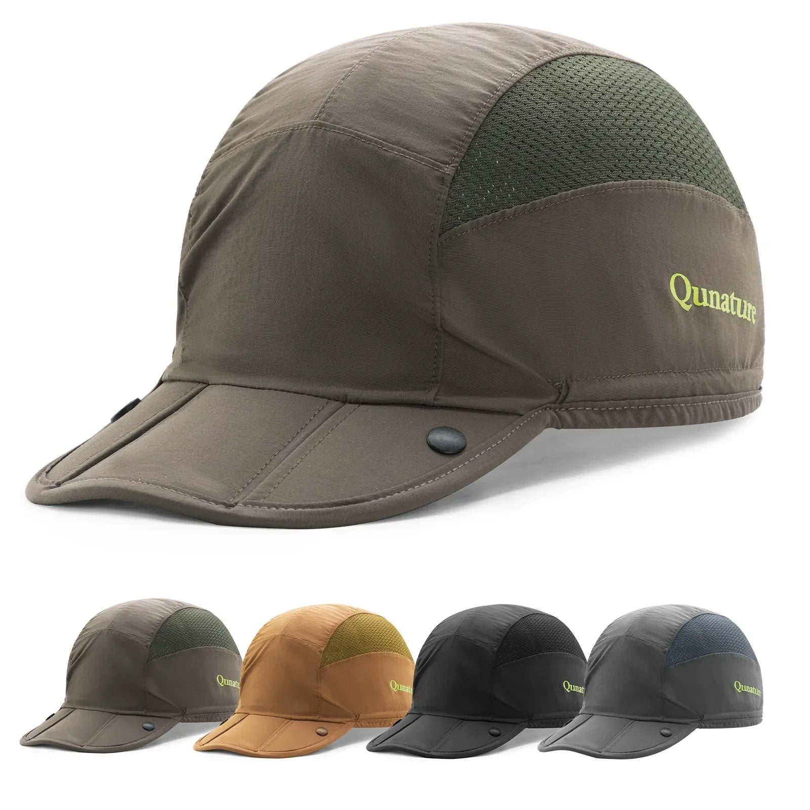 Foldable Hiking Hat with Sun Visor — Packable, Breathable, Adjustable