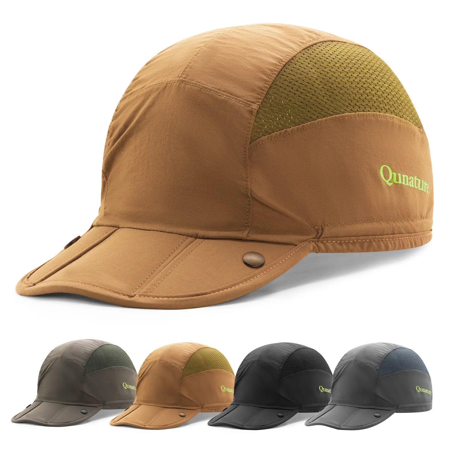 Foldable Hiking Hat with Sun Visor — Packable, Breathable, Adjustable