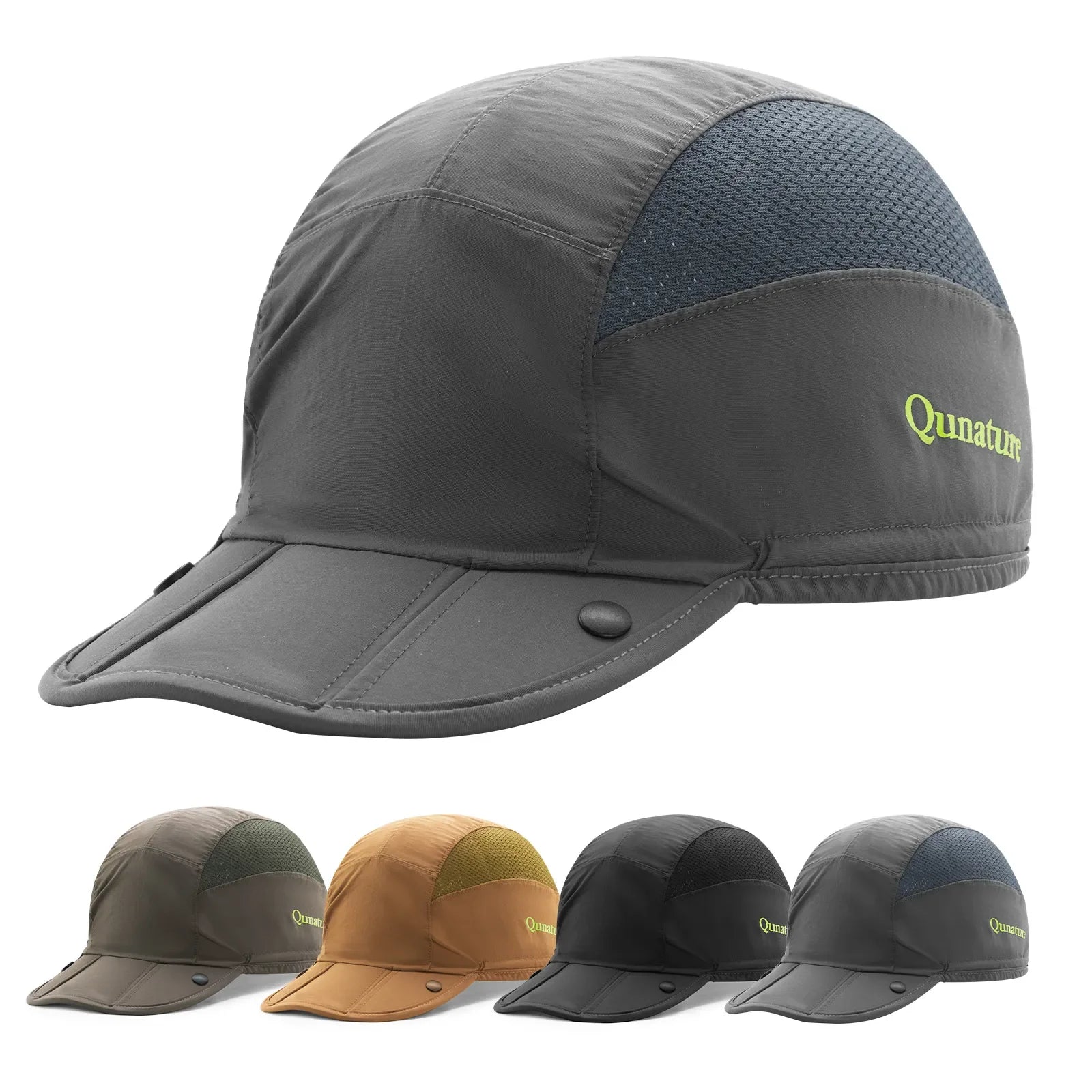 Foldable Hiking Hat with Sun Visor — Packable, Breathable, Adjustable