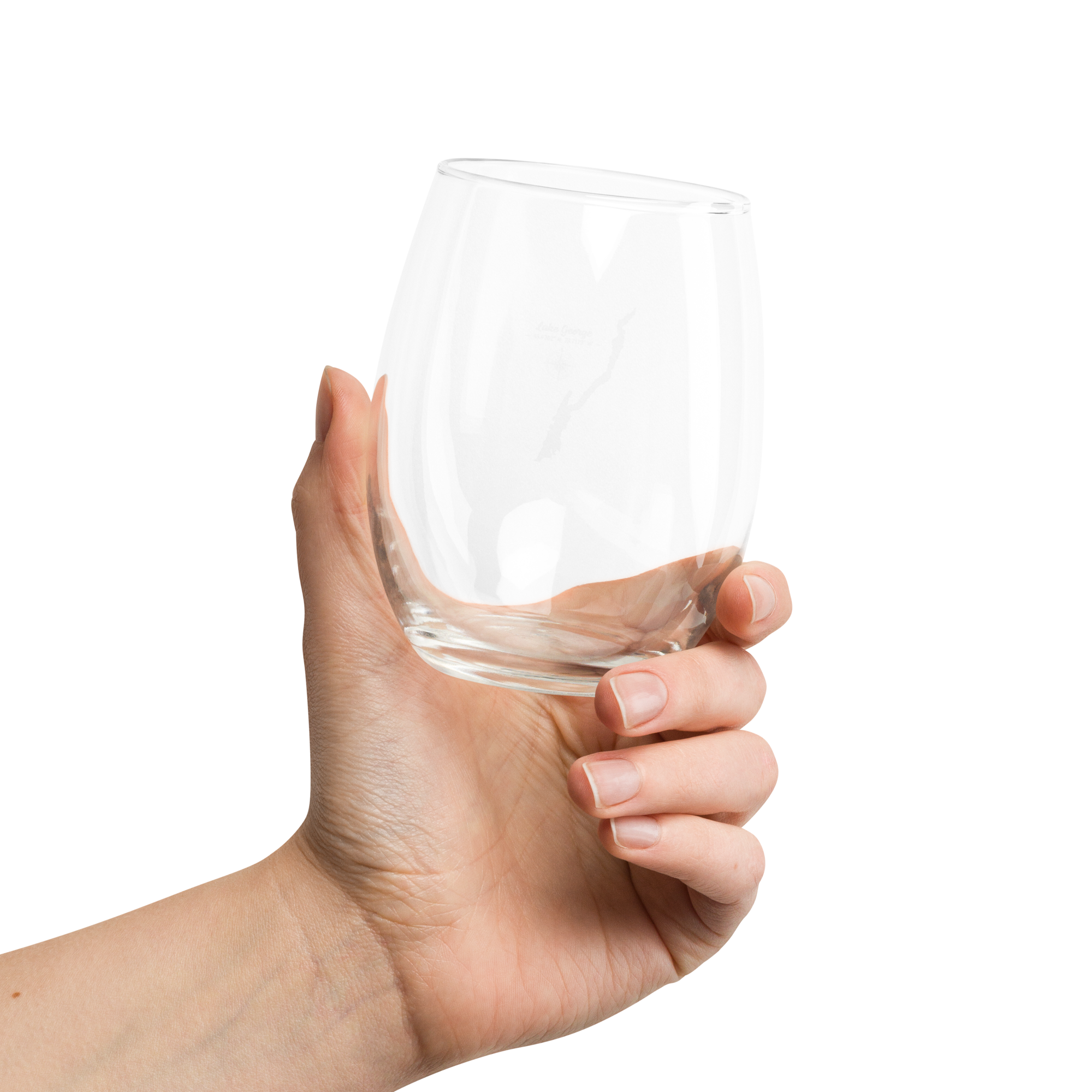Lake George Stemless Wine Glass