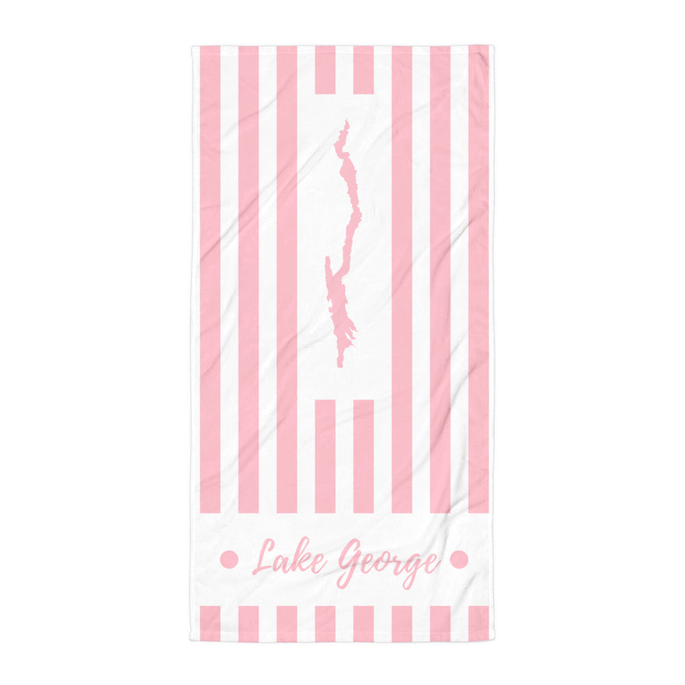Lake George Striped Towel – Classic Style Meets Adirondack Charm