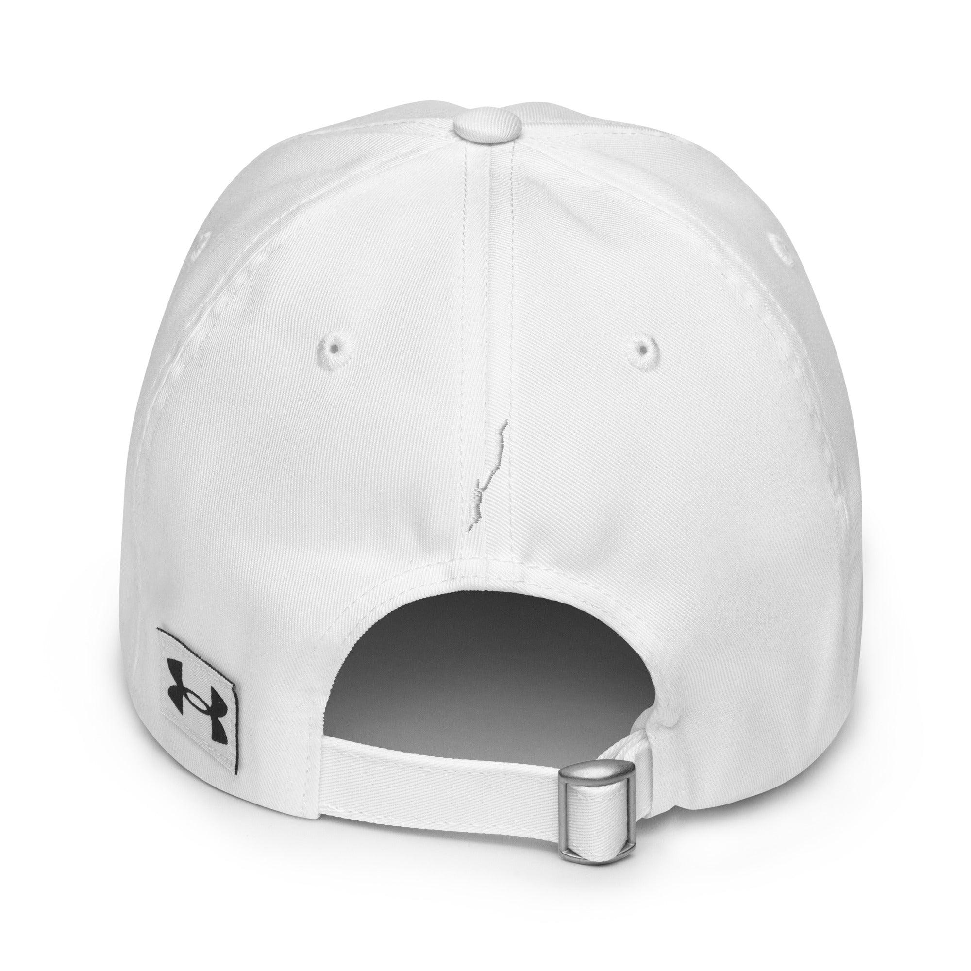 Lake George Dad Hat by Under Armour® – Assembly Point Collection in white
