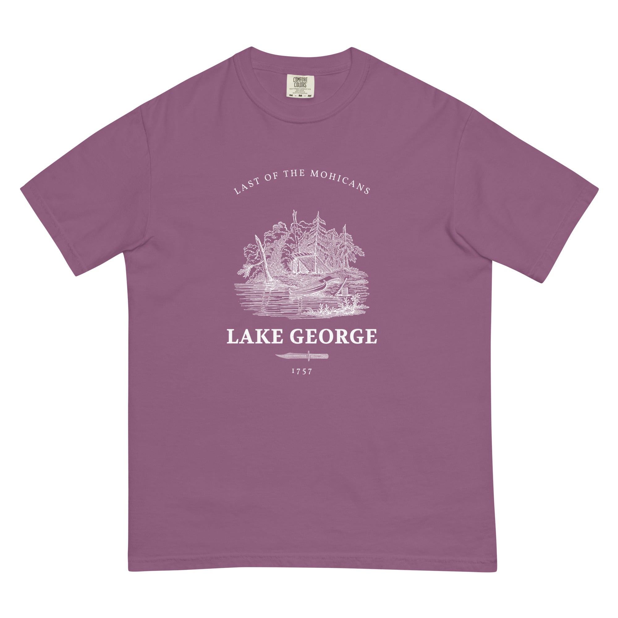 Last of the Mohicans Lake George T-Shirt (Dark Colors)