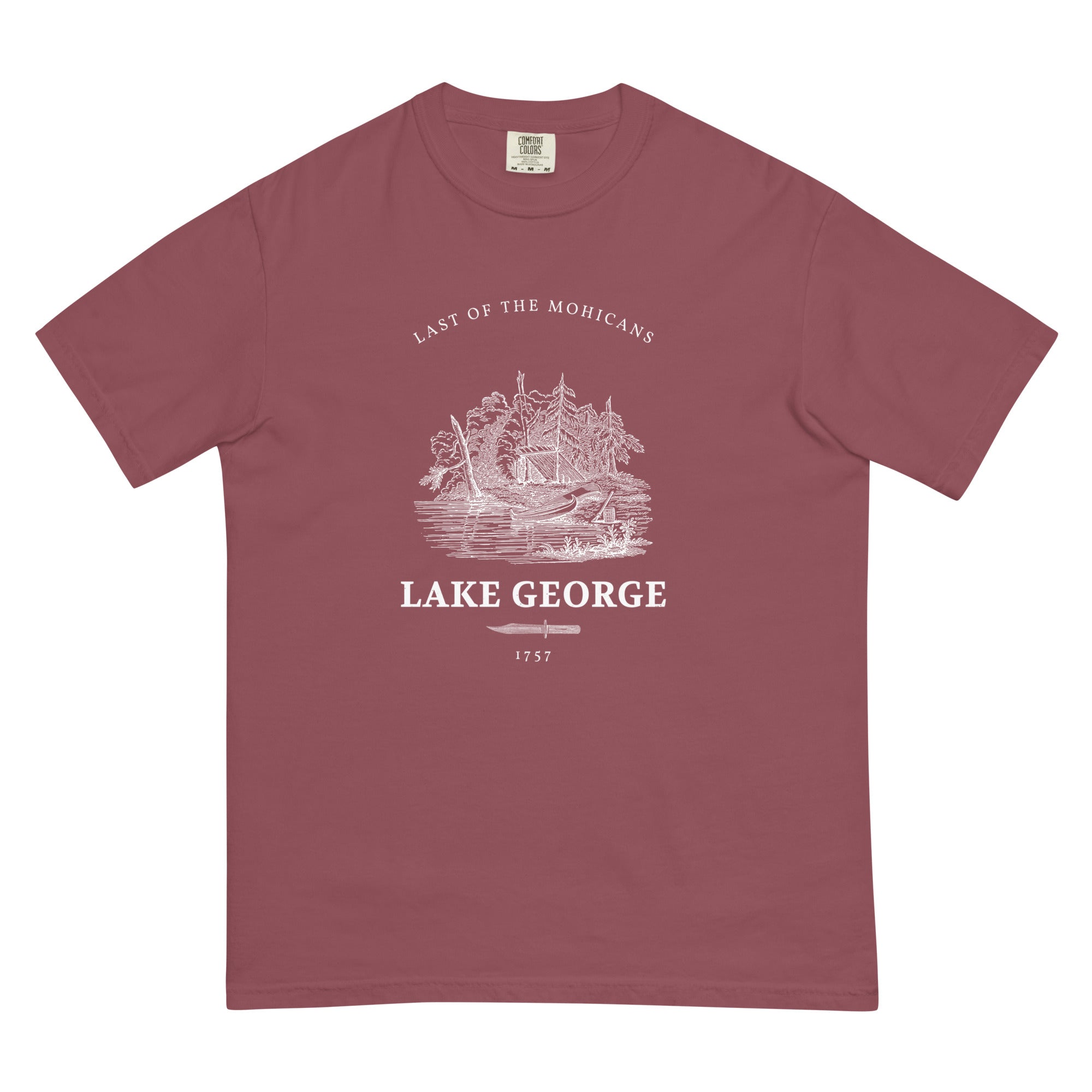 Last of the Mohicans Lake George T-Shirt (Dark Colors)