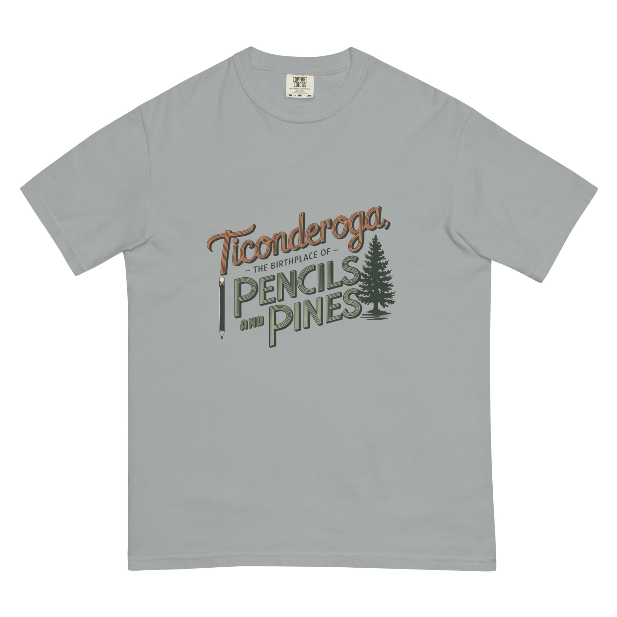 Ticonderoga T-Shirt: Birthplace of Pencils and Pines