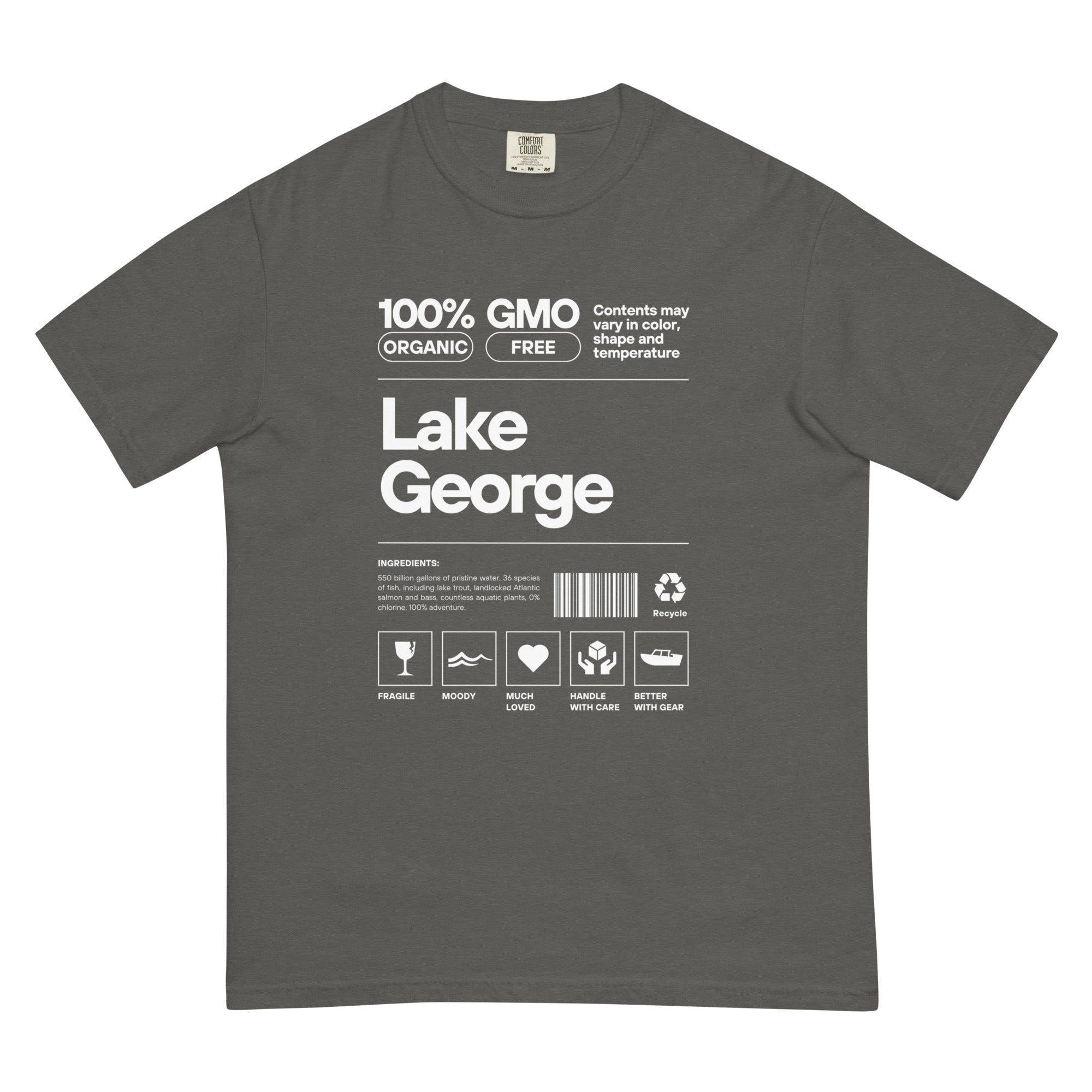 Lake George Ingredients Funny T-Shirt In Various Colors