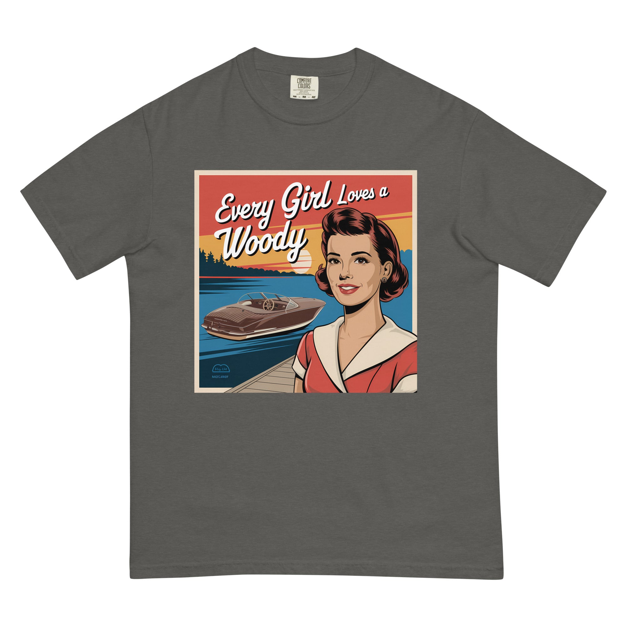 "Every Girl Loves A Woody" T-Shirt Boating Humor Lake George
