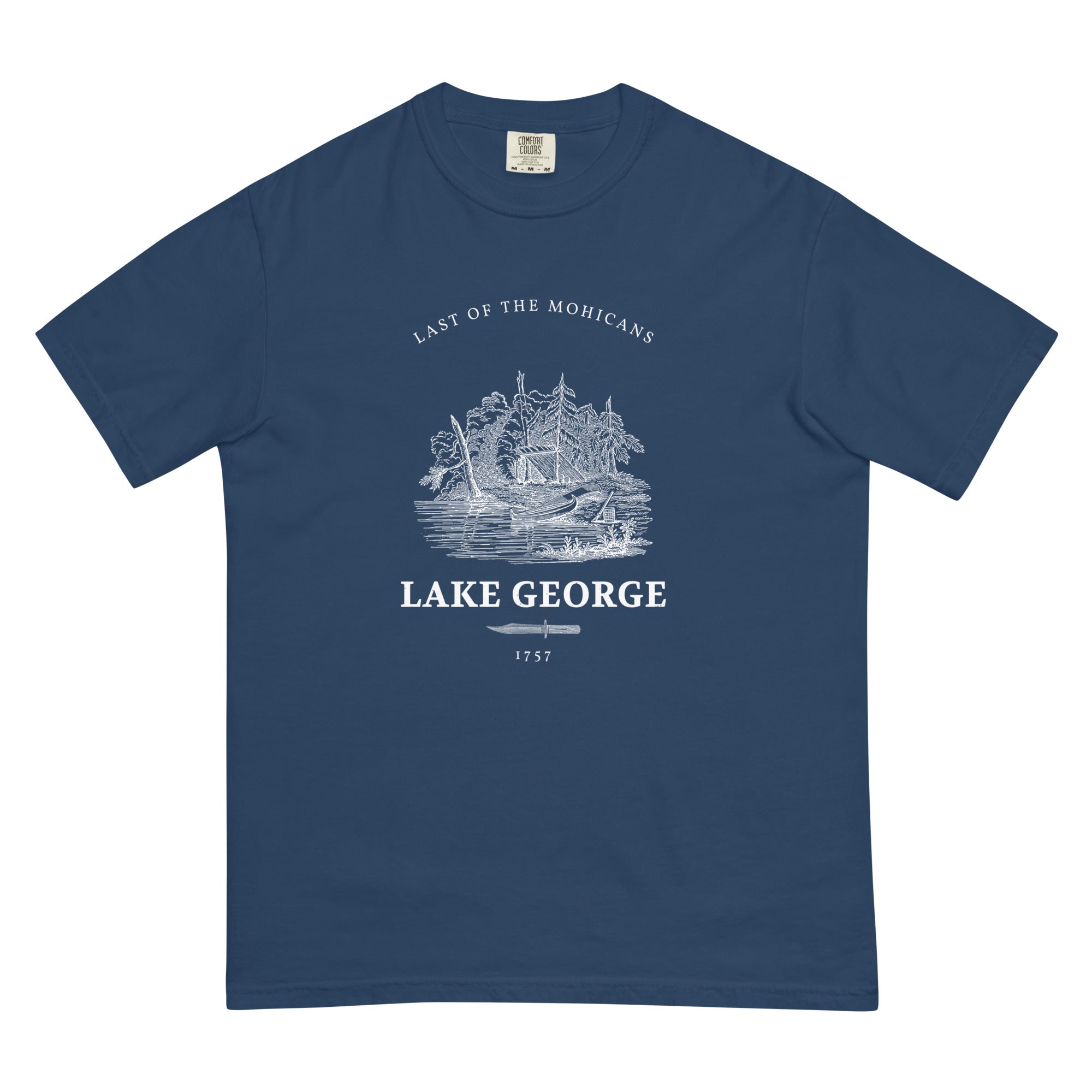 Last of the Mohicans Lake George T-Shirt (Dark Colors)