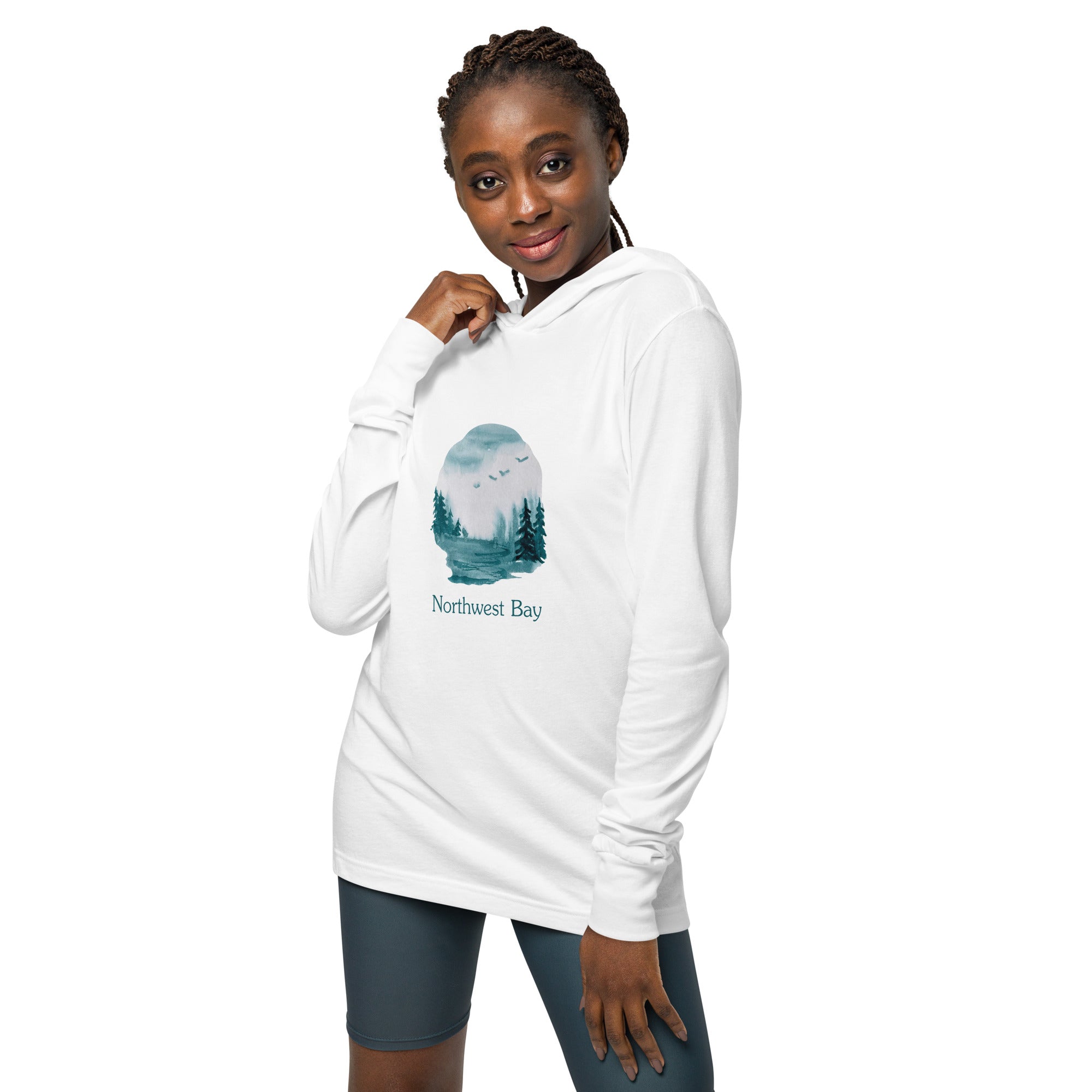 Northwest Bay Hooded Long Sleeve Tee