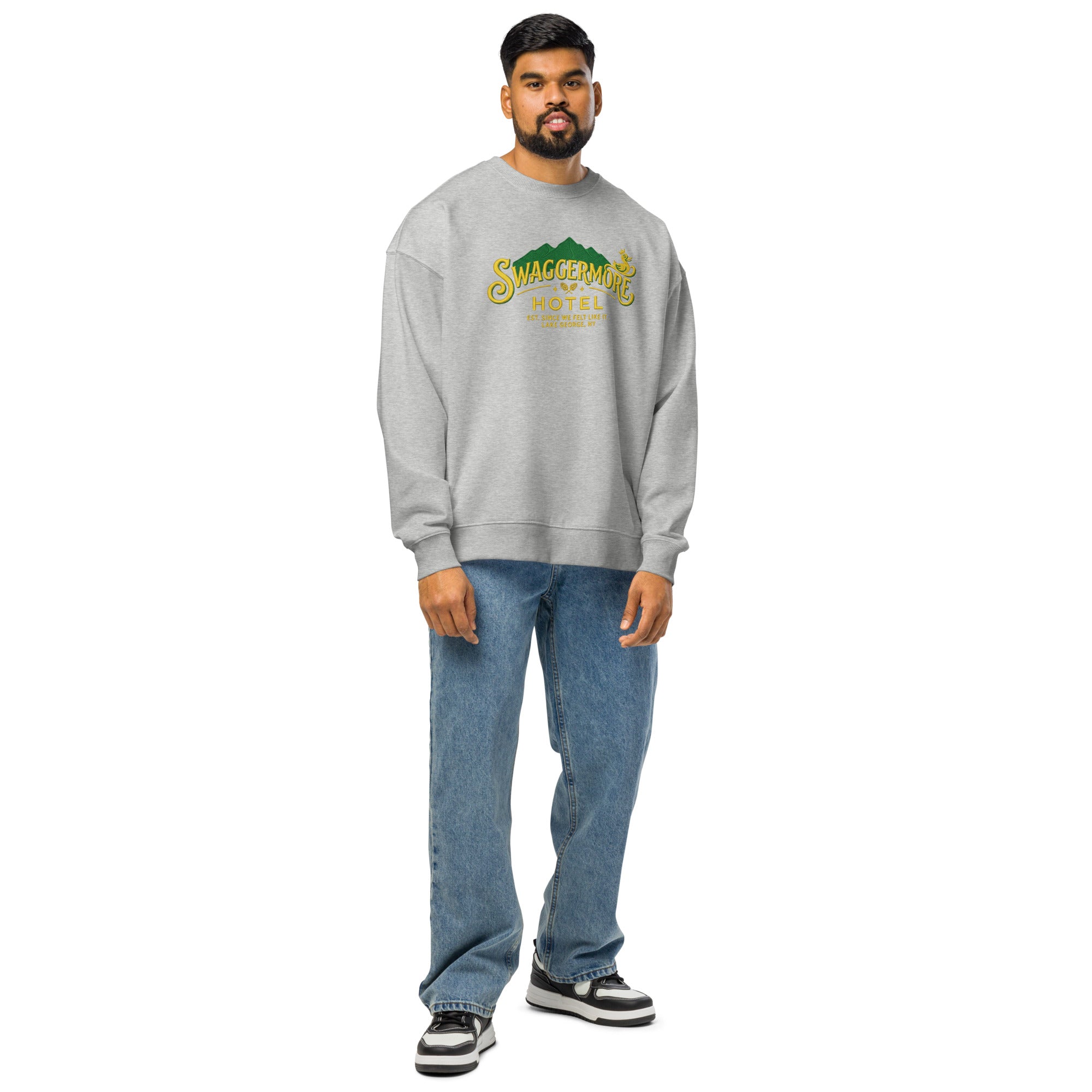 The Swaggermore Hotel Sweatshirt — Lake George's Most Exclusive Address