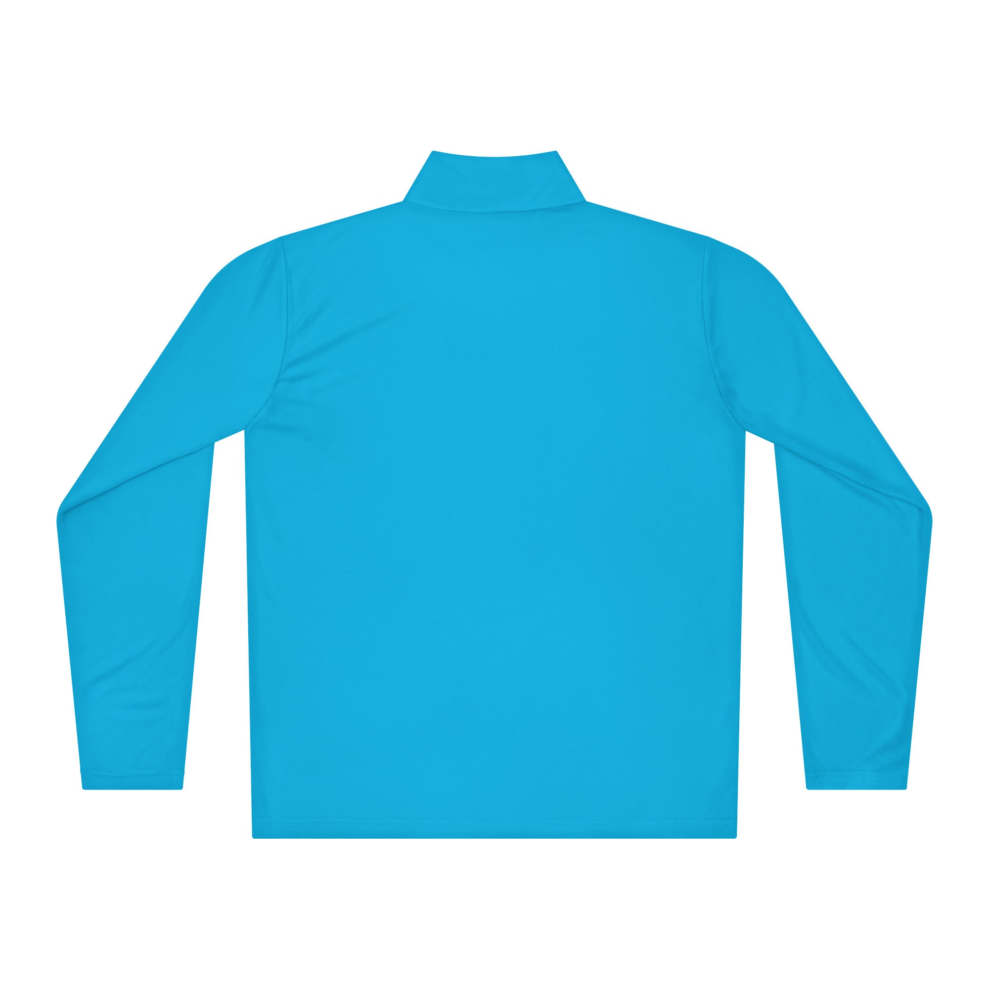 Lake George Outline Quarter-Zip Atomic Blue Back