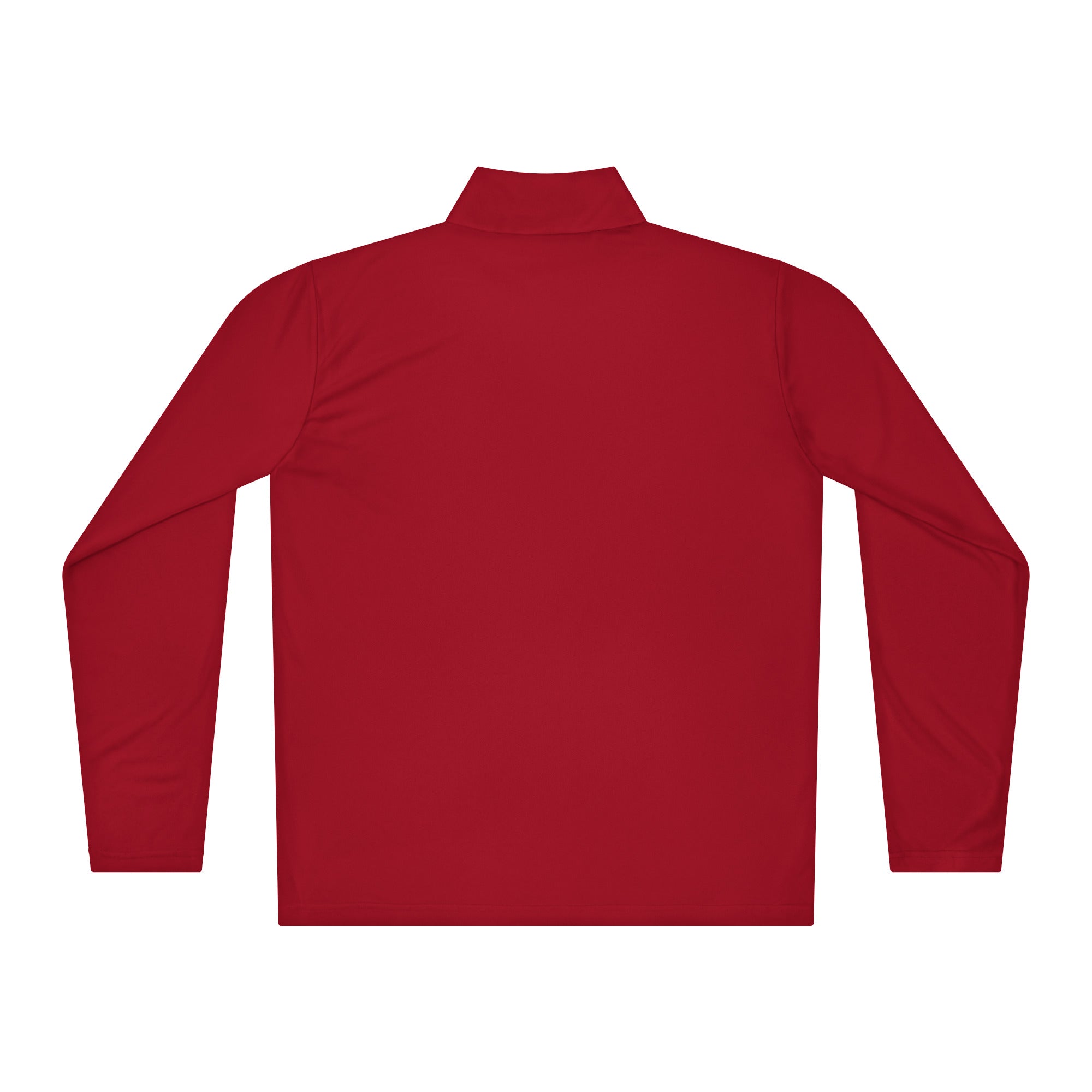 Lake George Outline Quarter-Zip Red Back