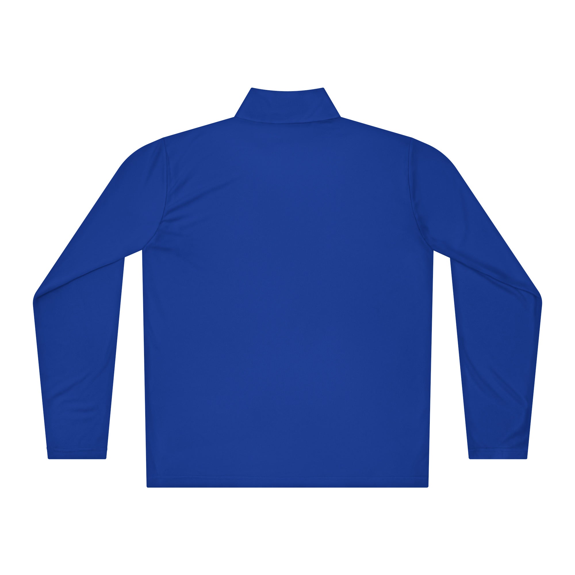 Lake George Outline Quarter-Zip Royal Blue Back
