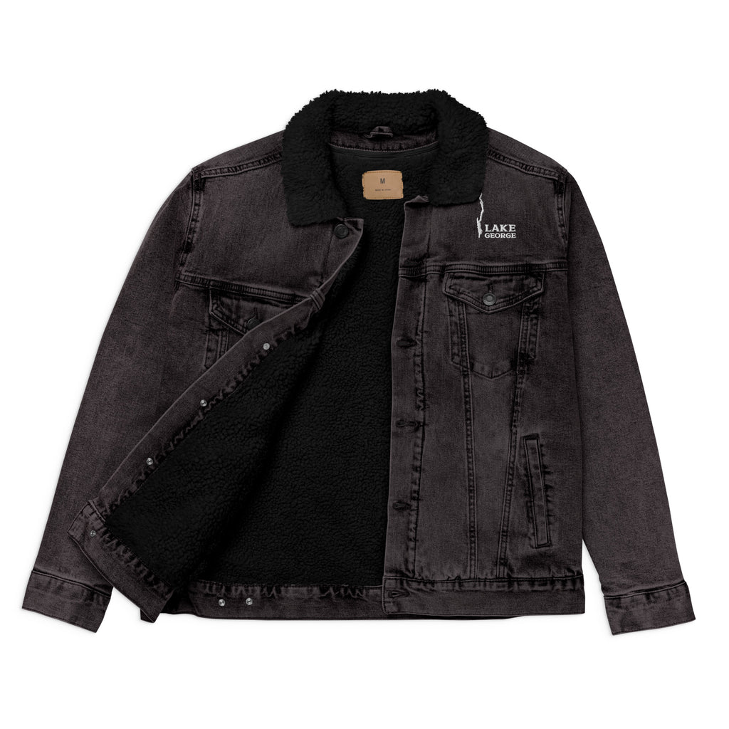 Lake George Sherpa-Lined Denim Jacket - Available In Classic Blue or Black