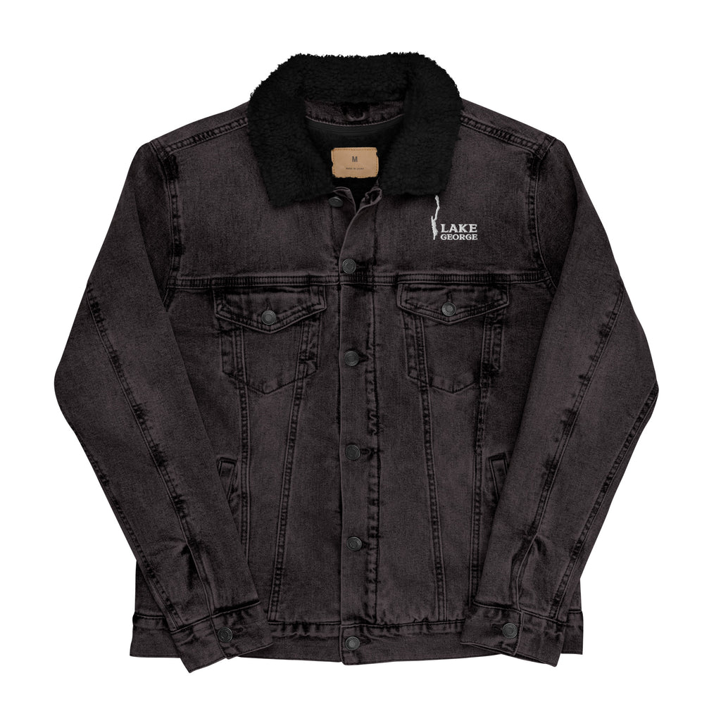 Lake George Sherpa-Lined Denim Jacket - Available In Classic Blue or Black