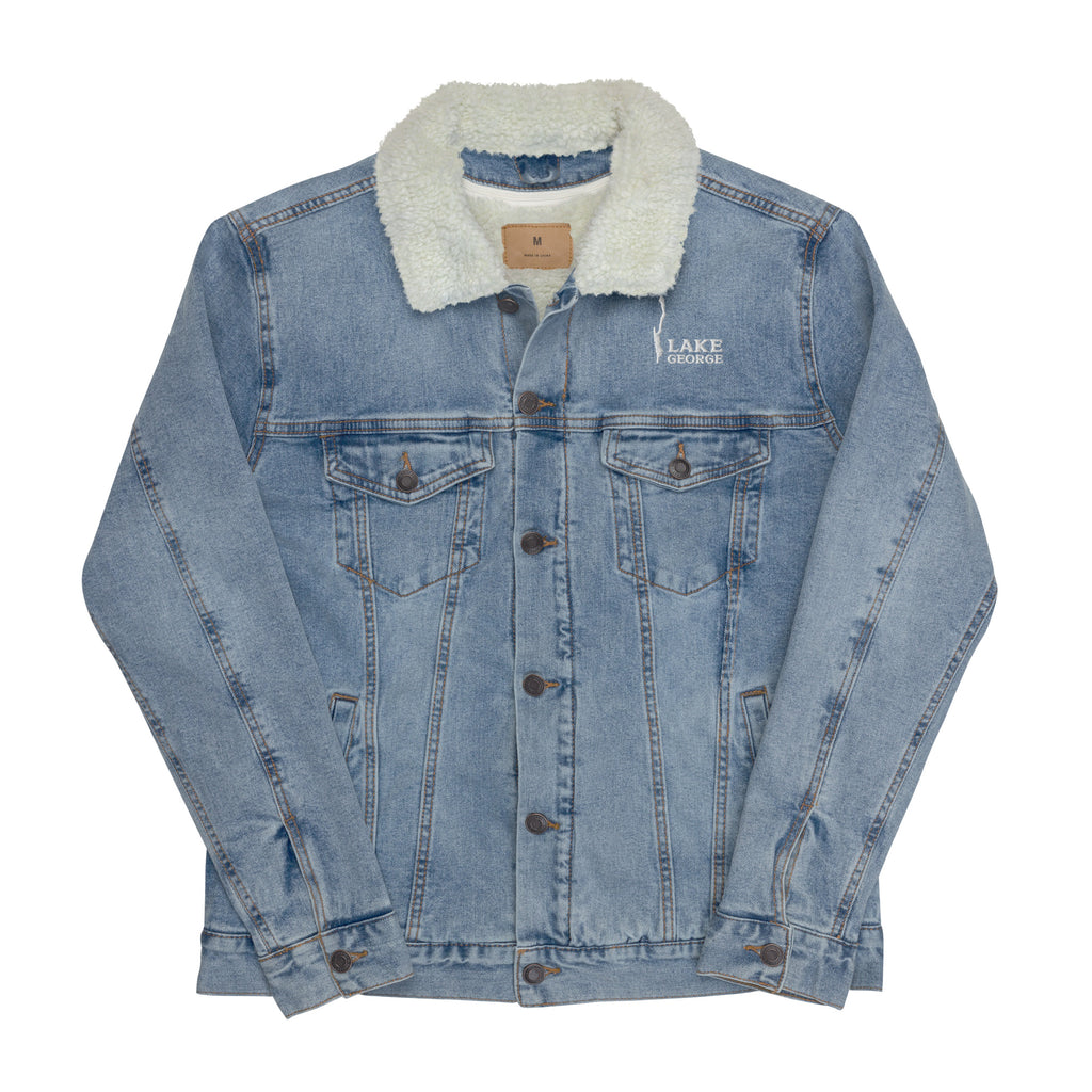 Lake George Sherpa-Lined Denim Jacket - Available In Classic Blue or Black