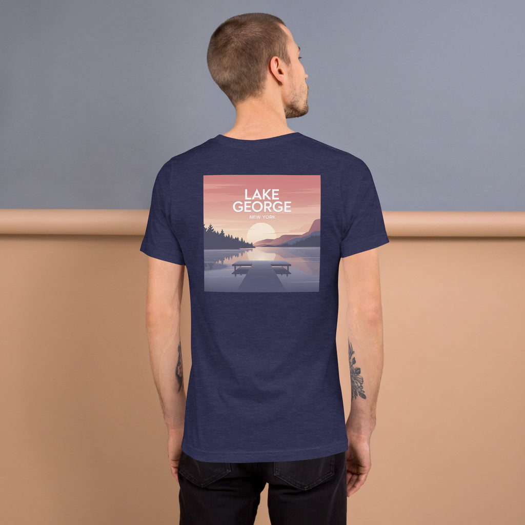 Lake George Dock at Sunset T-Shirt