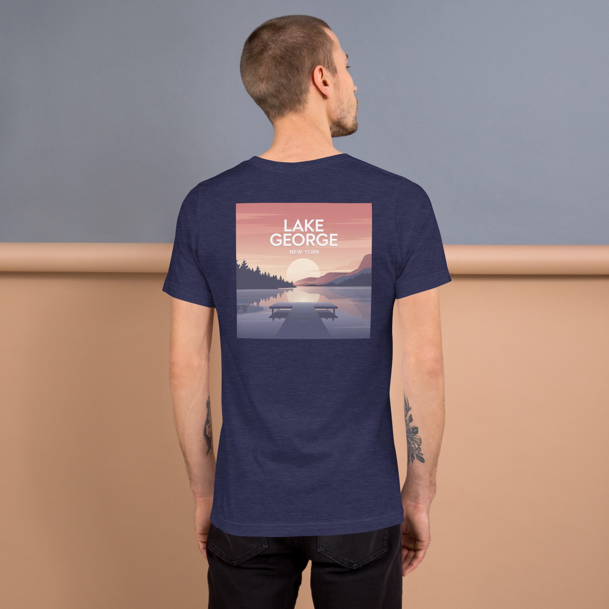 Lake George Dock at Sunset T-Shirt