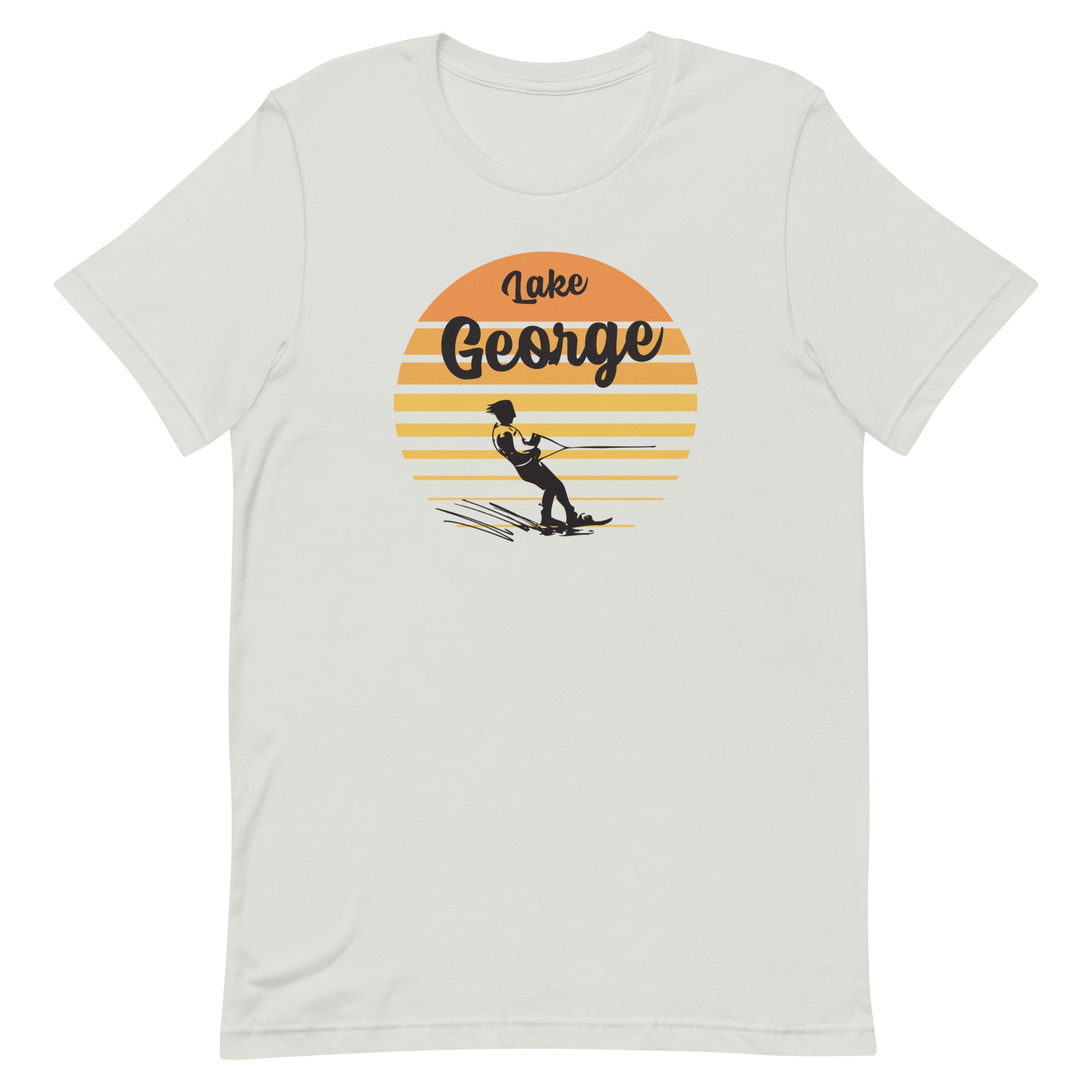 Lake George Waterskier Sunset T-Shirt