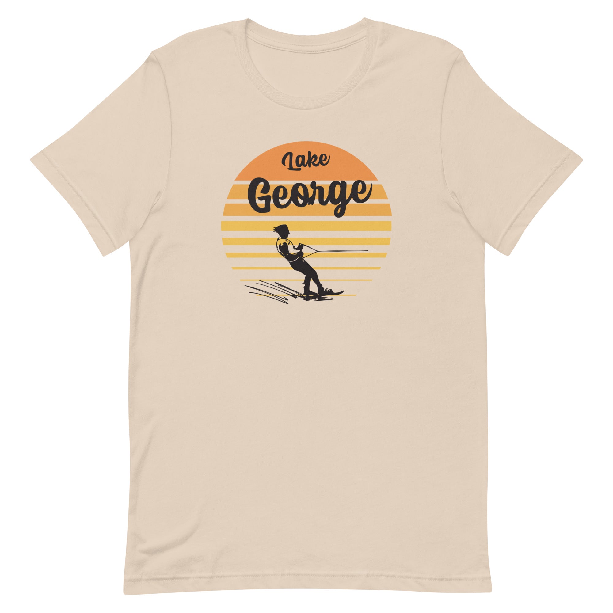 Lake George Waterskier Sunset T-Shirt