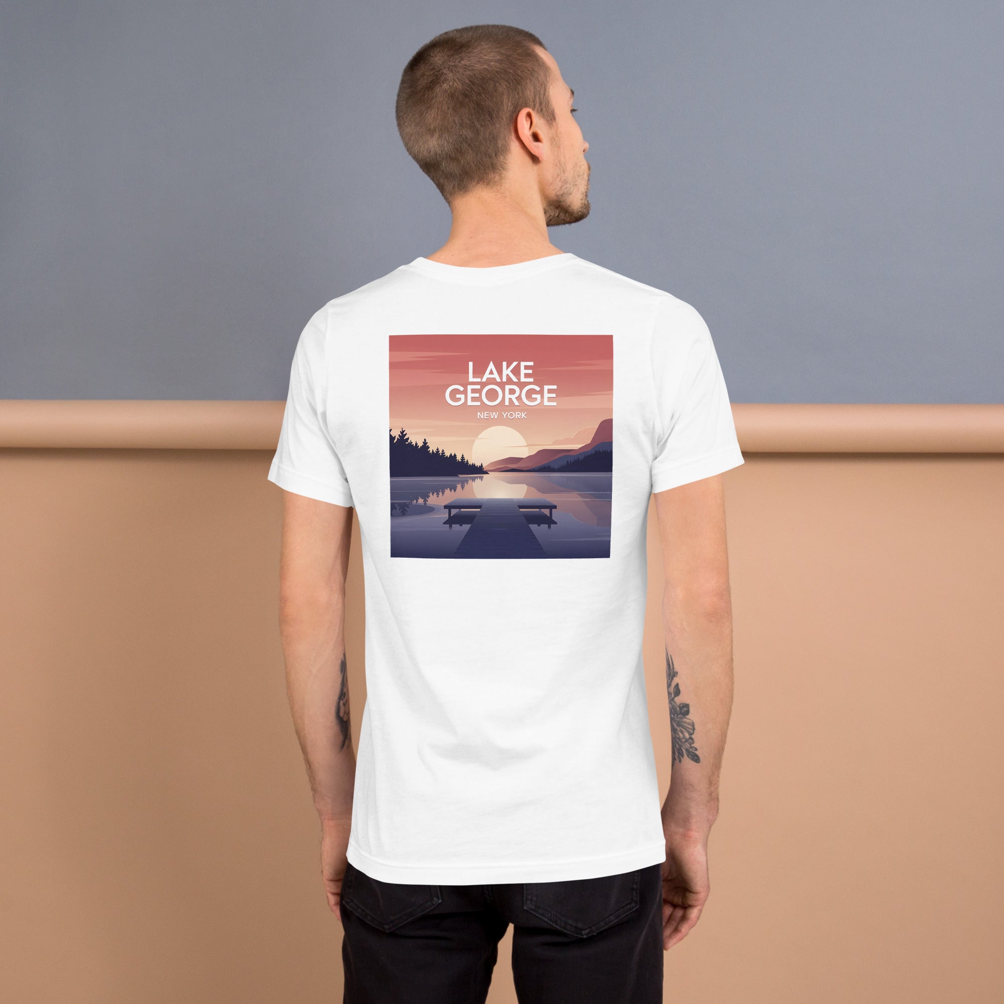 Lake George Dock at Sunset T-Shirt
