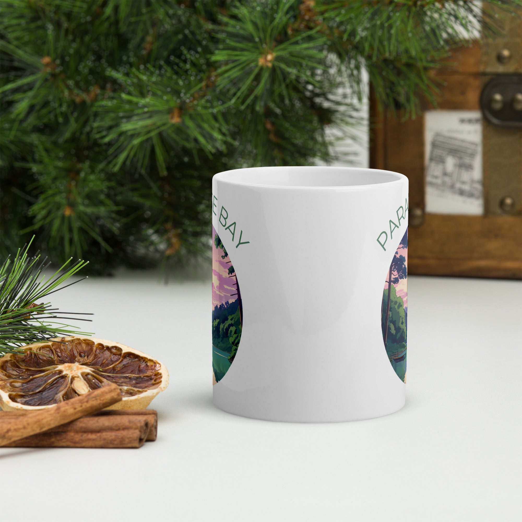 White Paradise Bay Mug