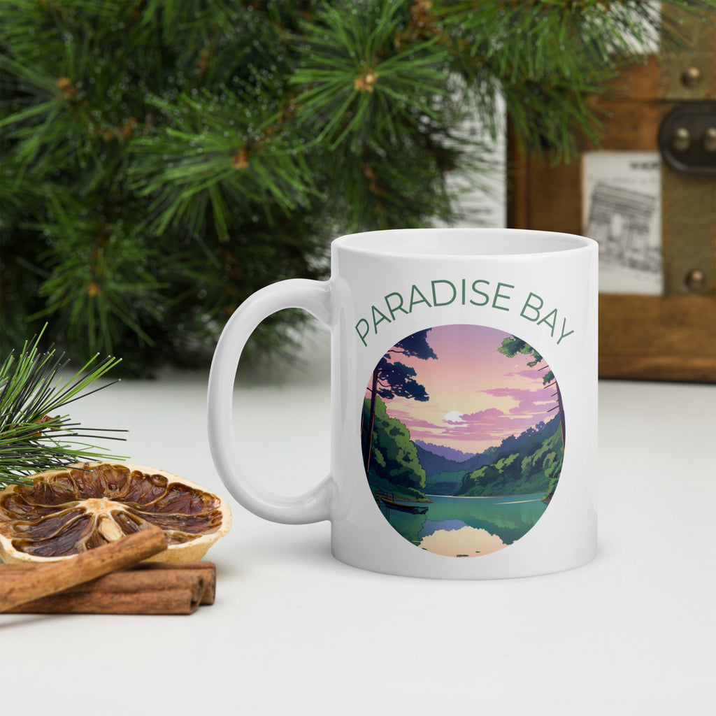 White Paradise Bay Mug