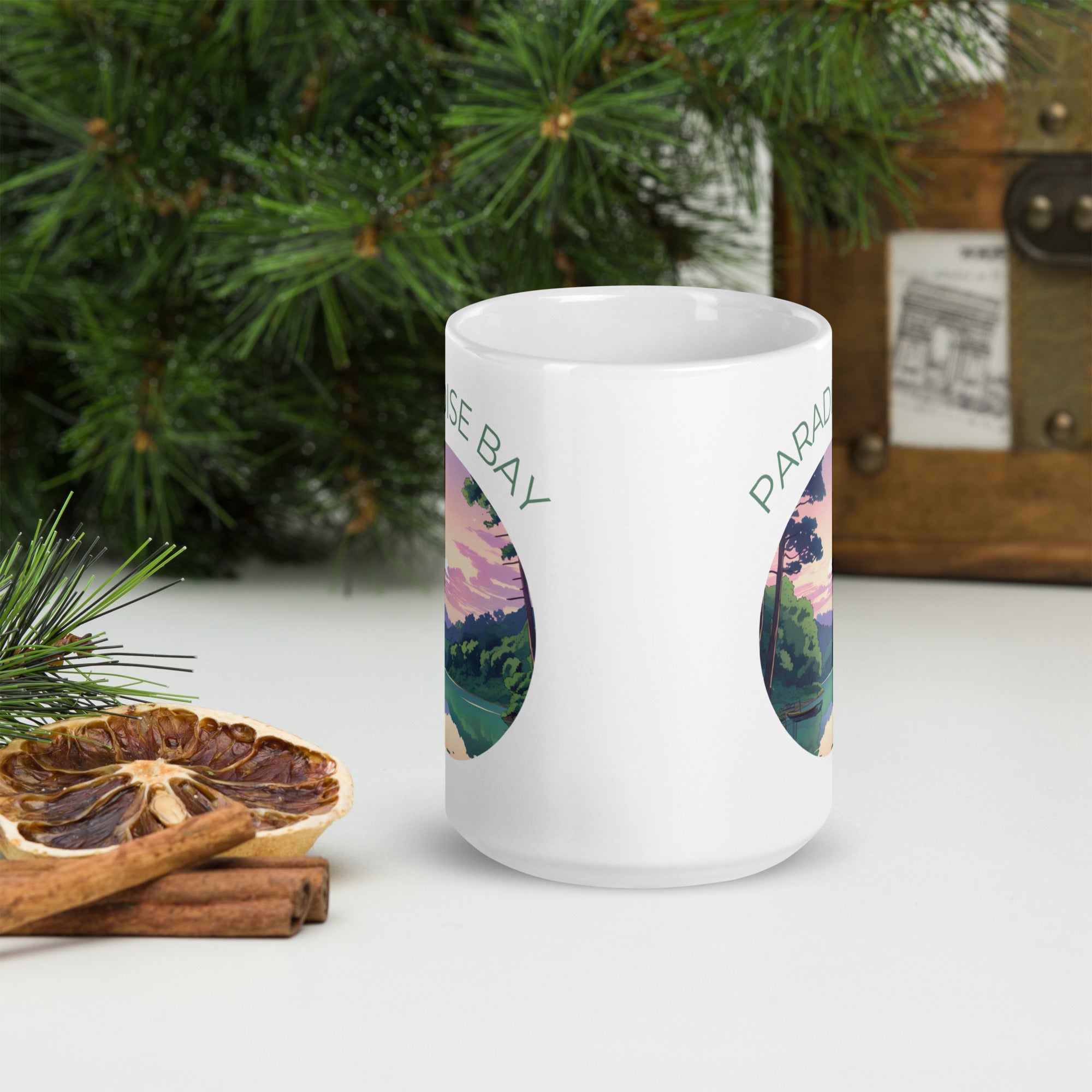 White Paradise Bay Mug