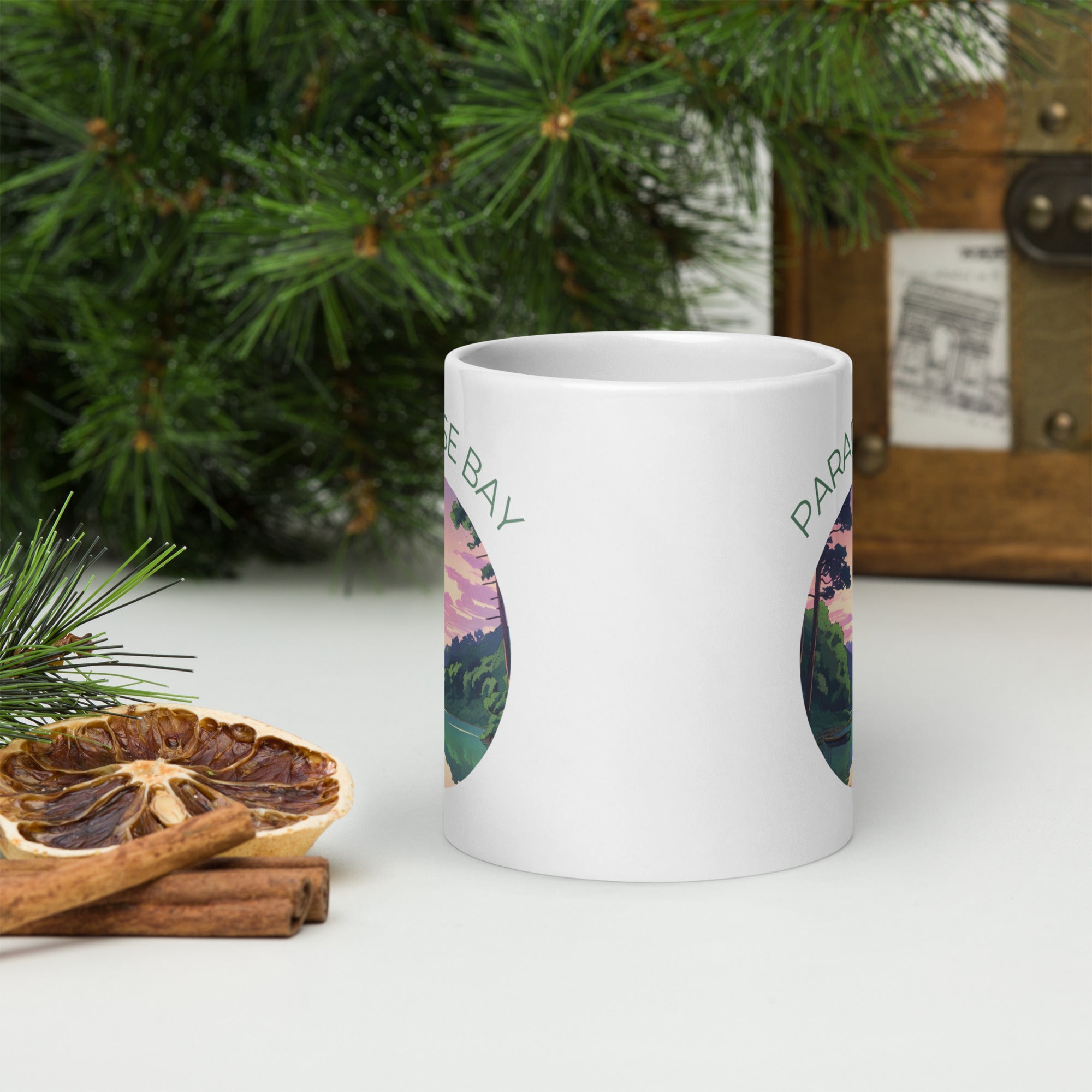 White Paradise Bay Mug