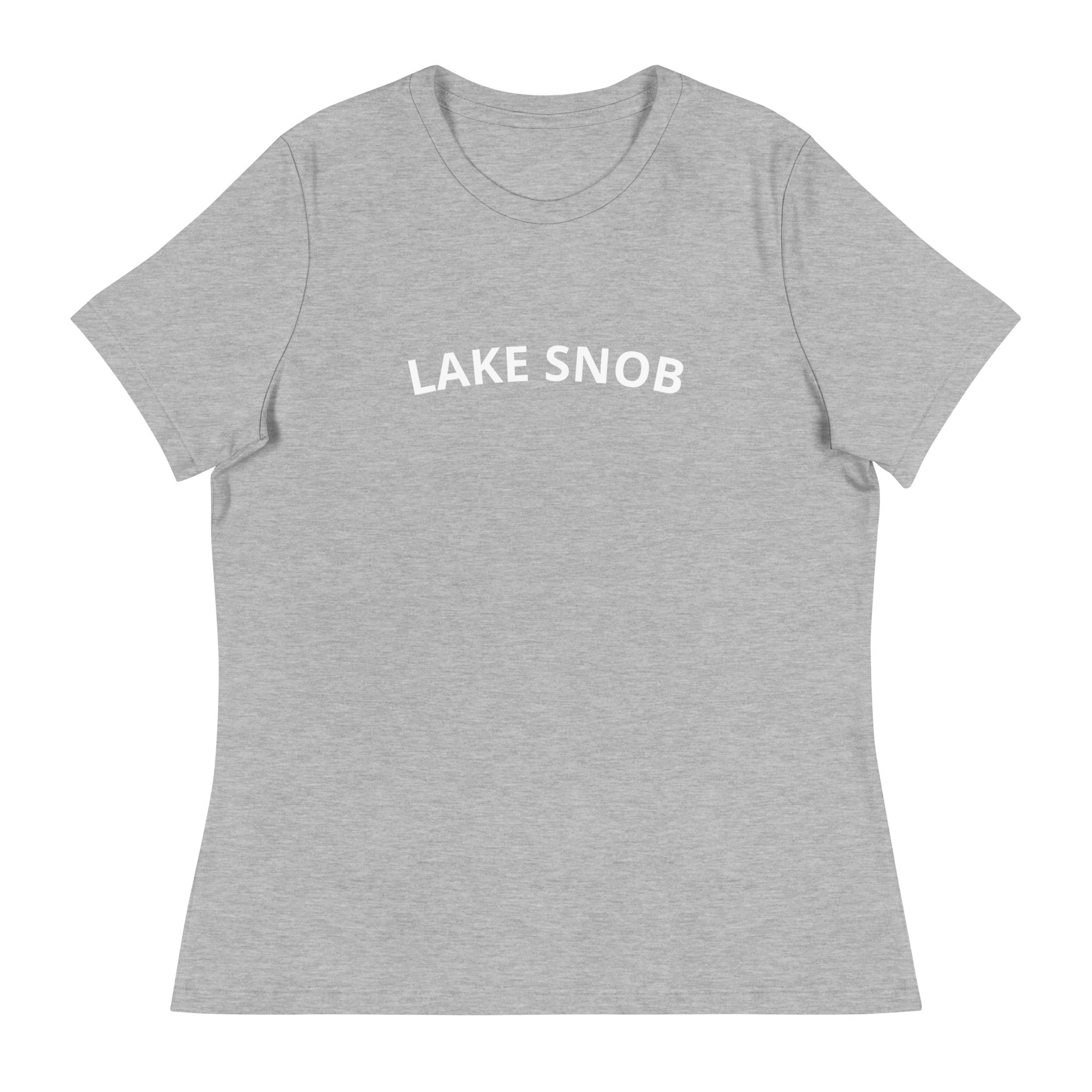 Lake George Lake Snob T-Shirt Gray Front