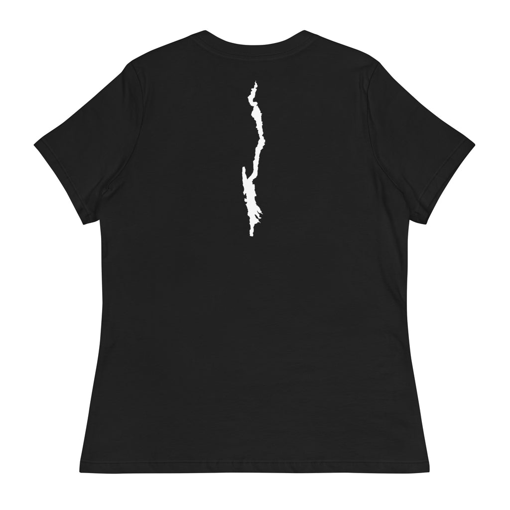 Lake George Lake Snob T-Shirt Black Back