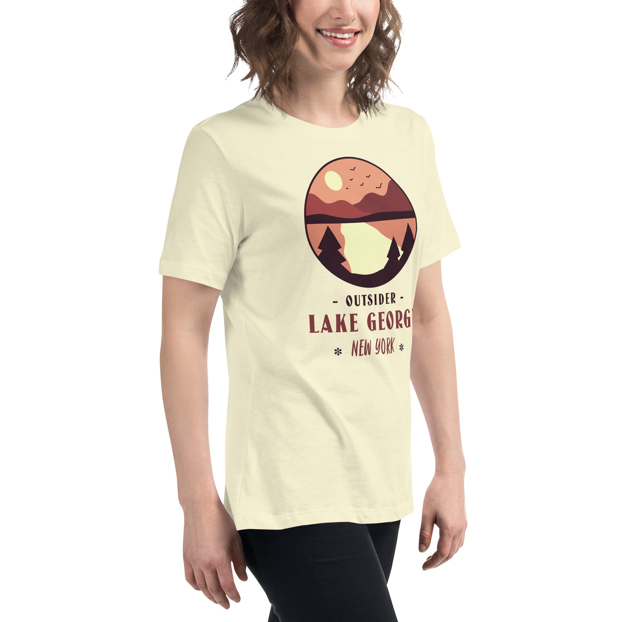 "Outsider" Lake George Women's T-Shirt