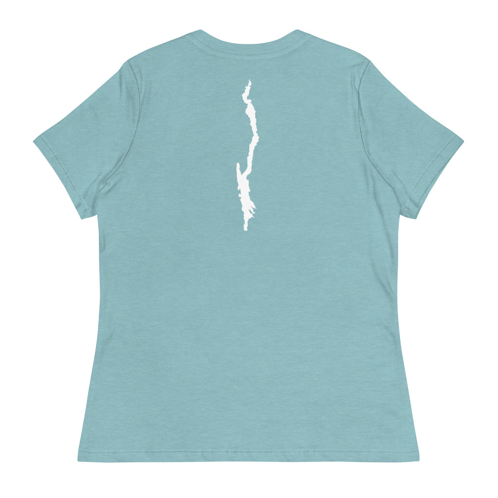 Lake George Lake Snob T-Shirt Blue Back