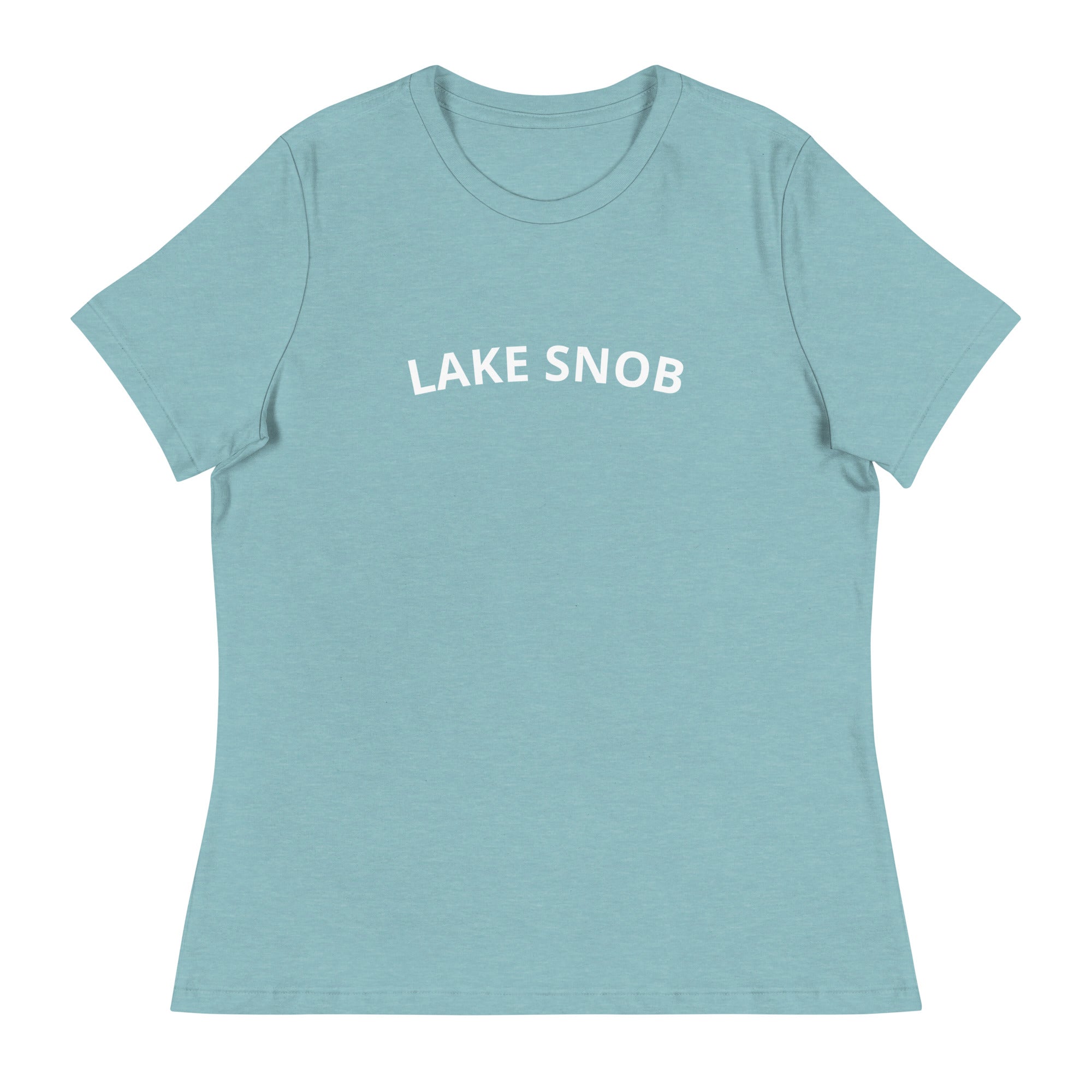 Lake George Lake Snob T-Shirt Blue Front