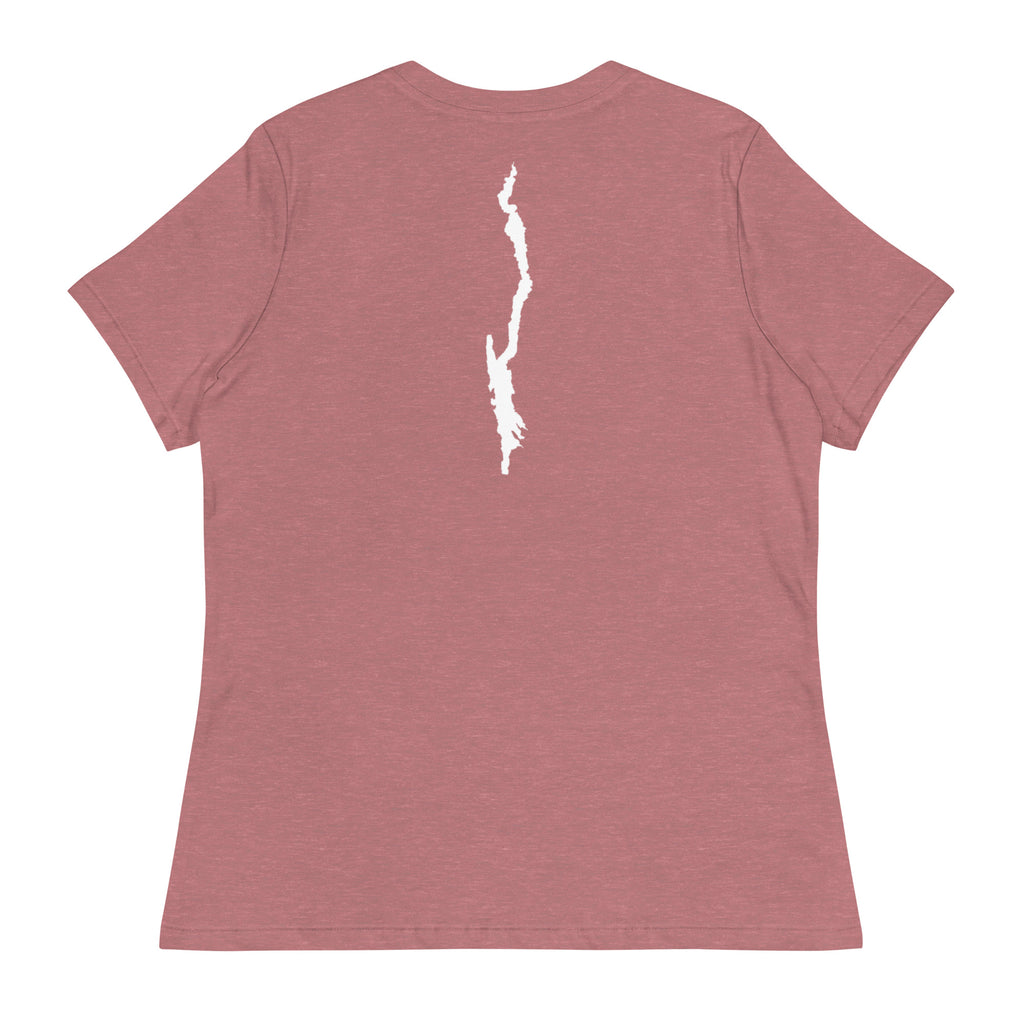 Lake George Lake Snob T-Shirt Mauve Back