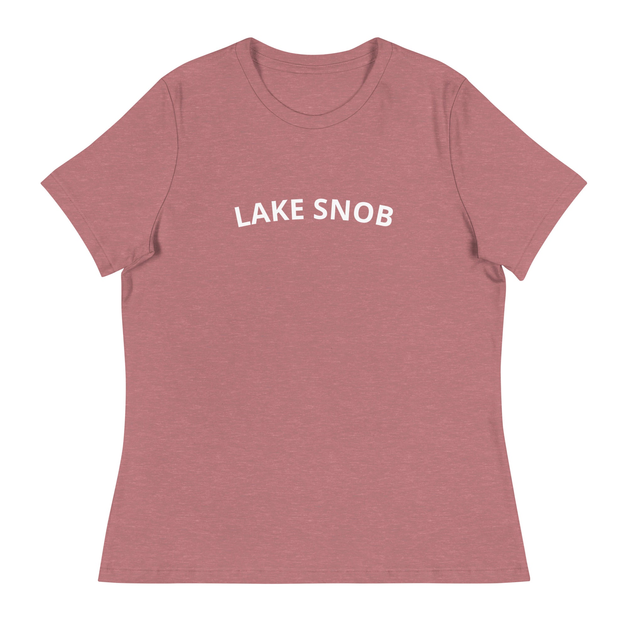 Lake George Lake Snob T-Shirt Mauve Front