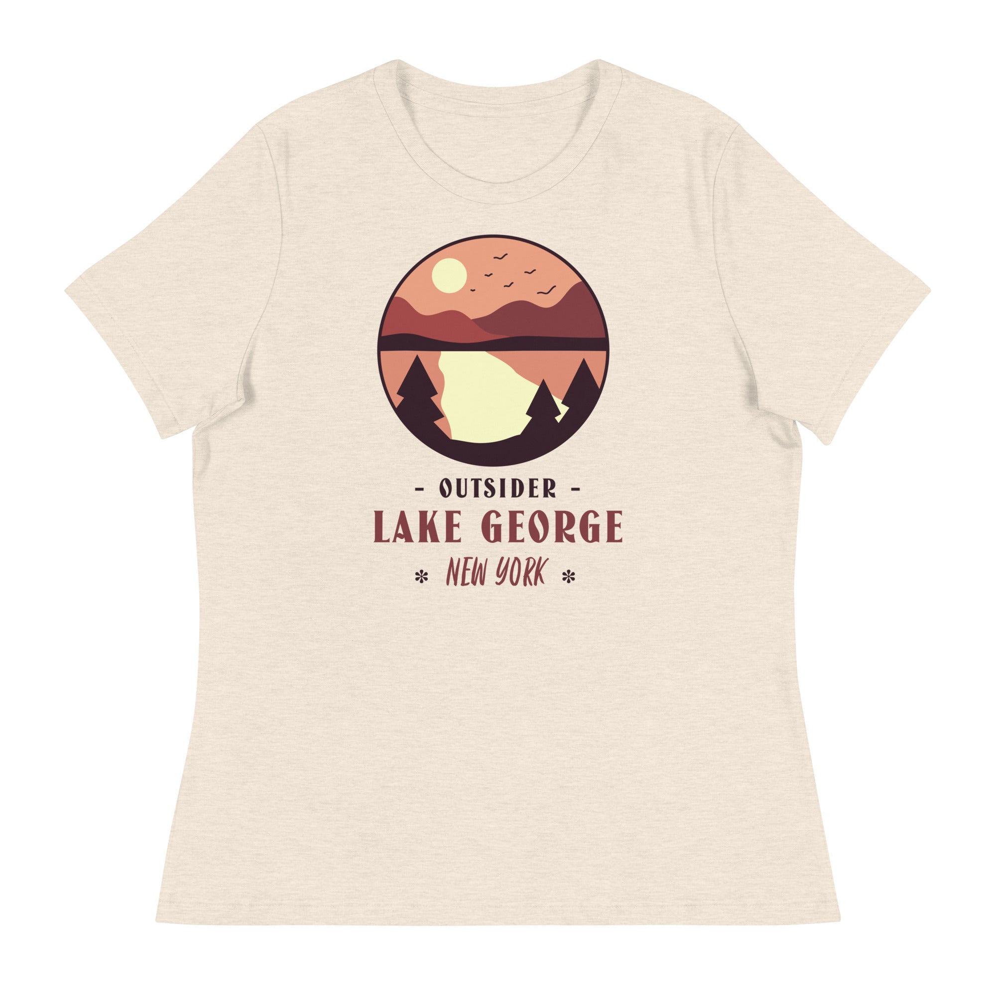 "Outsider" Lake George Women's T-Shirt