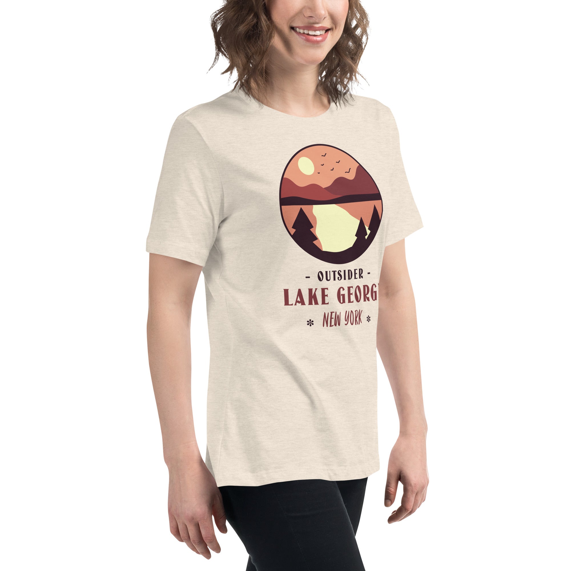 "Outsider" Lake George Women's T-Shirt