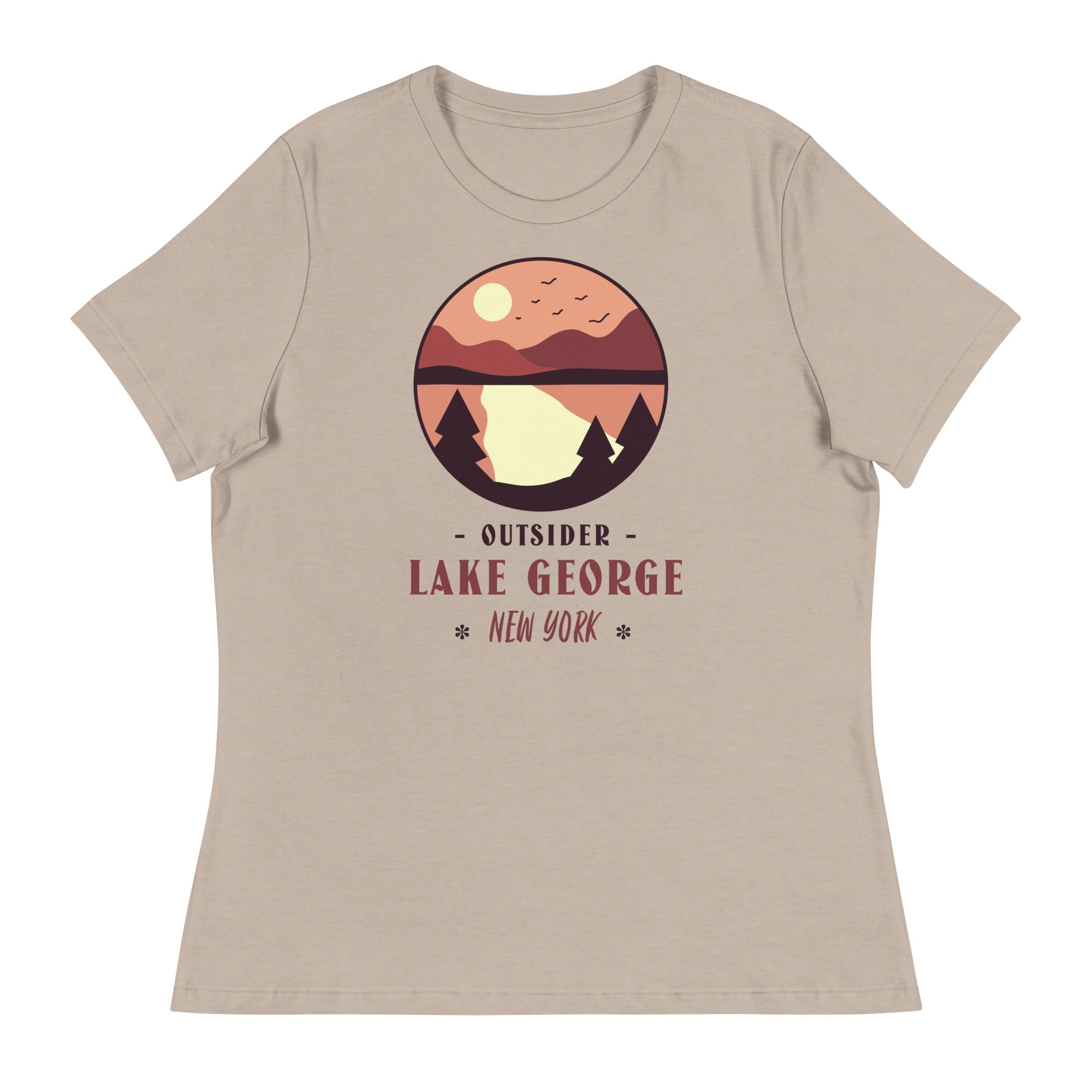 "Outsider" Lake George Women's T-Shirt
