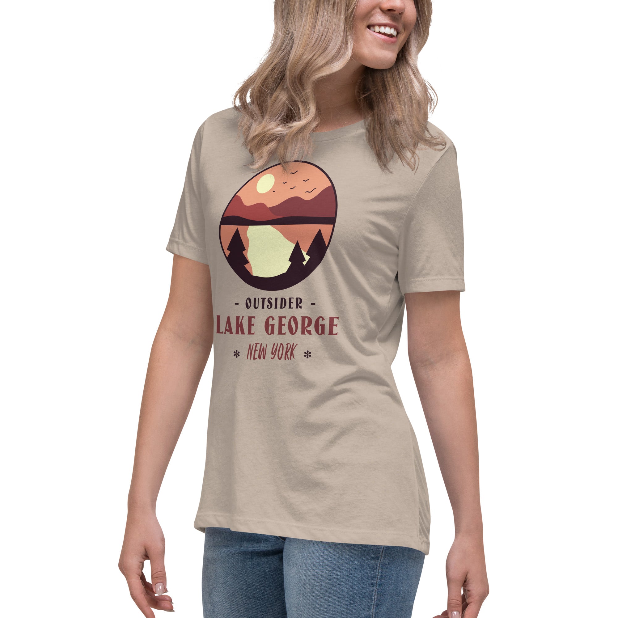 "Outsider" Lake George Women's T-Shirt