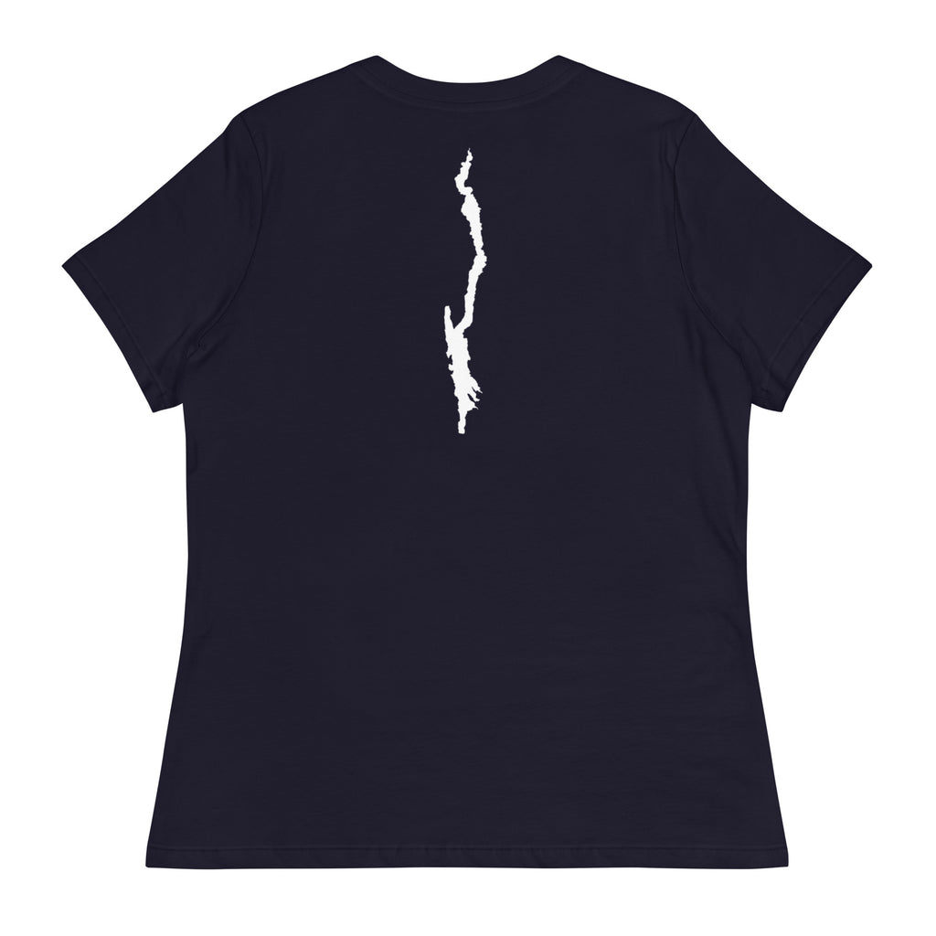 Lake George Lake Snob T-Shirt Navy Back