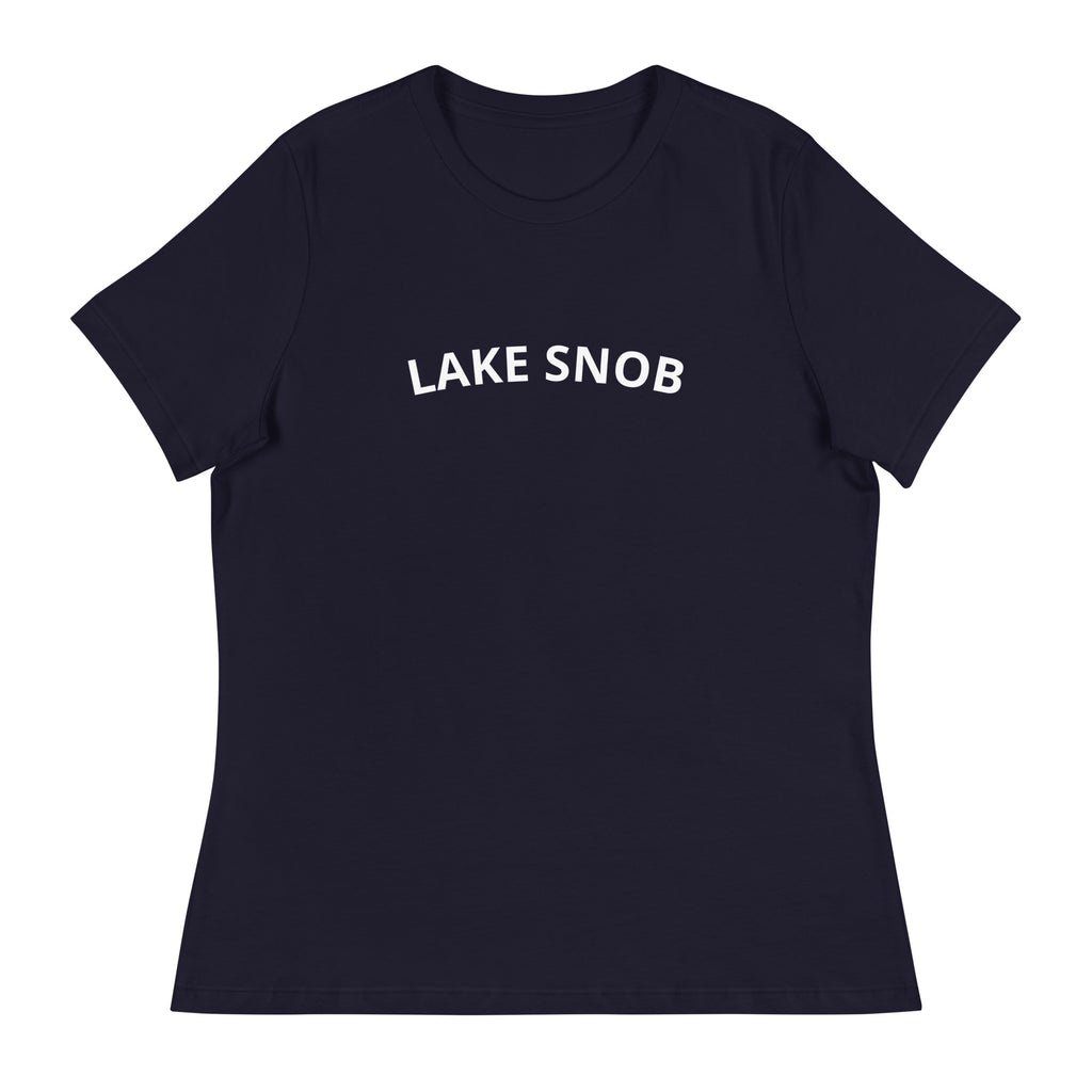 Lake George Lake Snob T-Shirt Navy Front