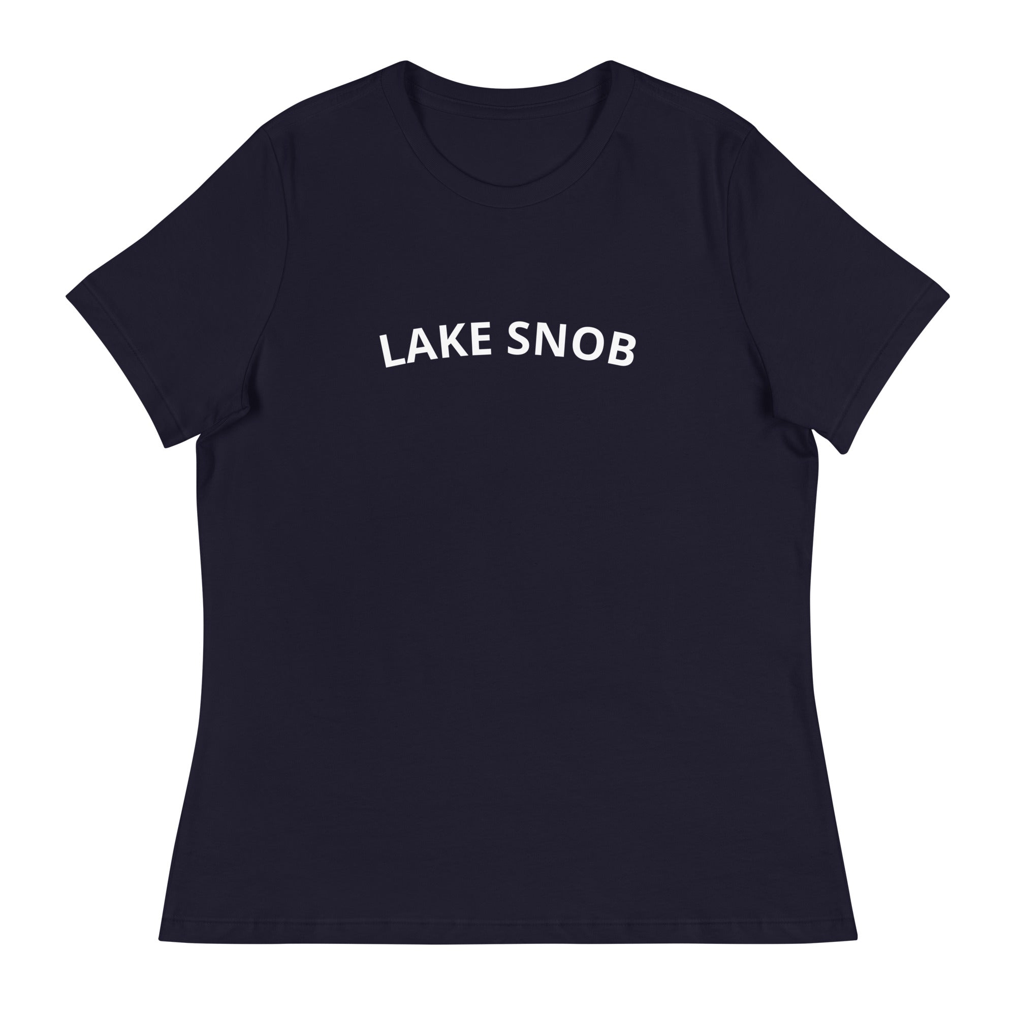 Lake George Lake Snob T-Shirt Navy Front