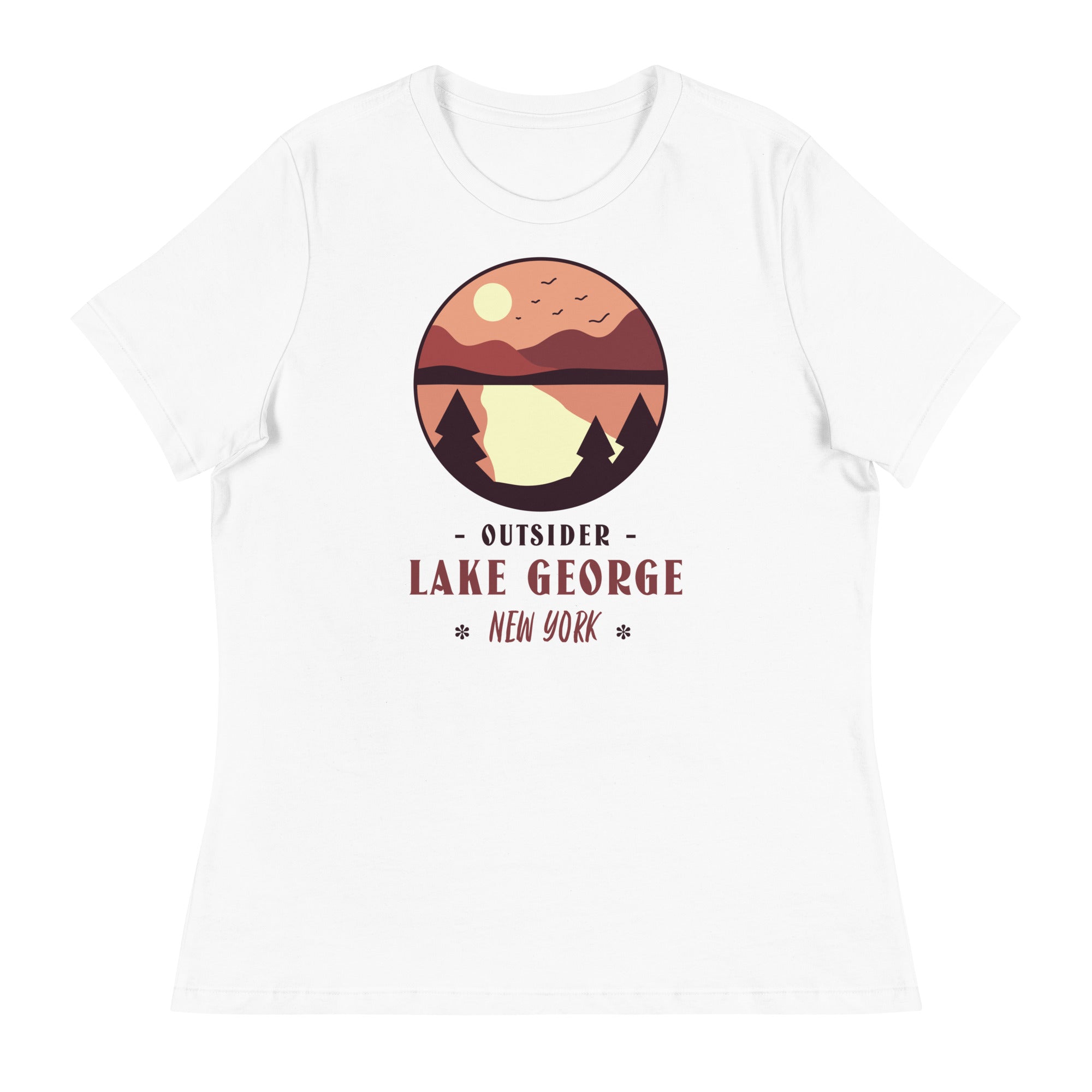 "Outsider" Lake George Women's T-Shirt