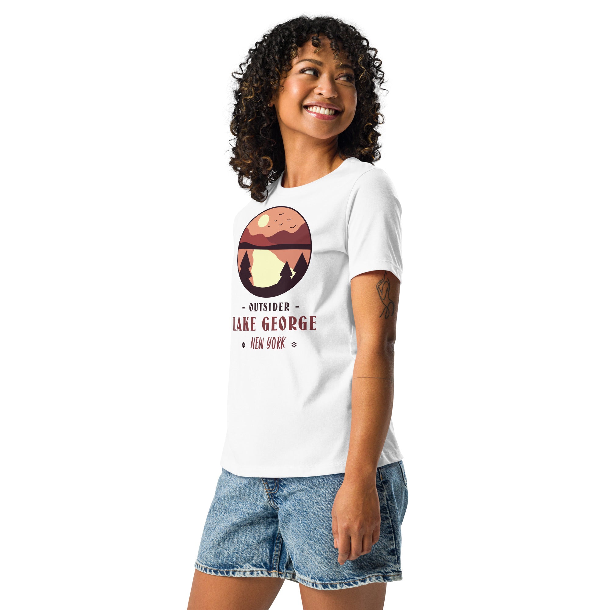 "Outsider" Lake George Women's T-Shirt